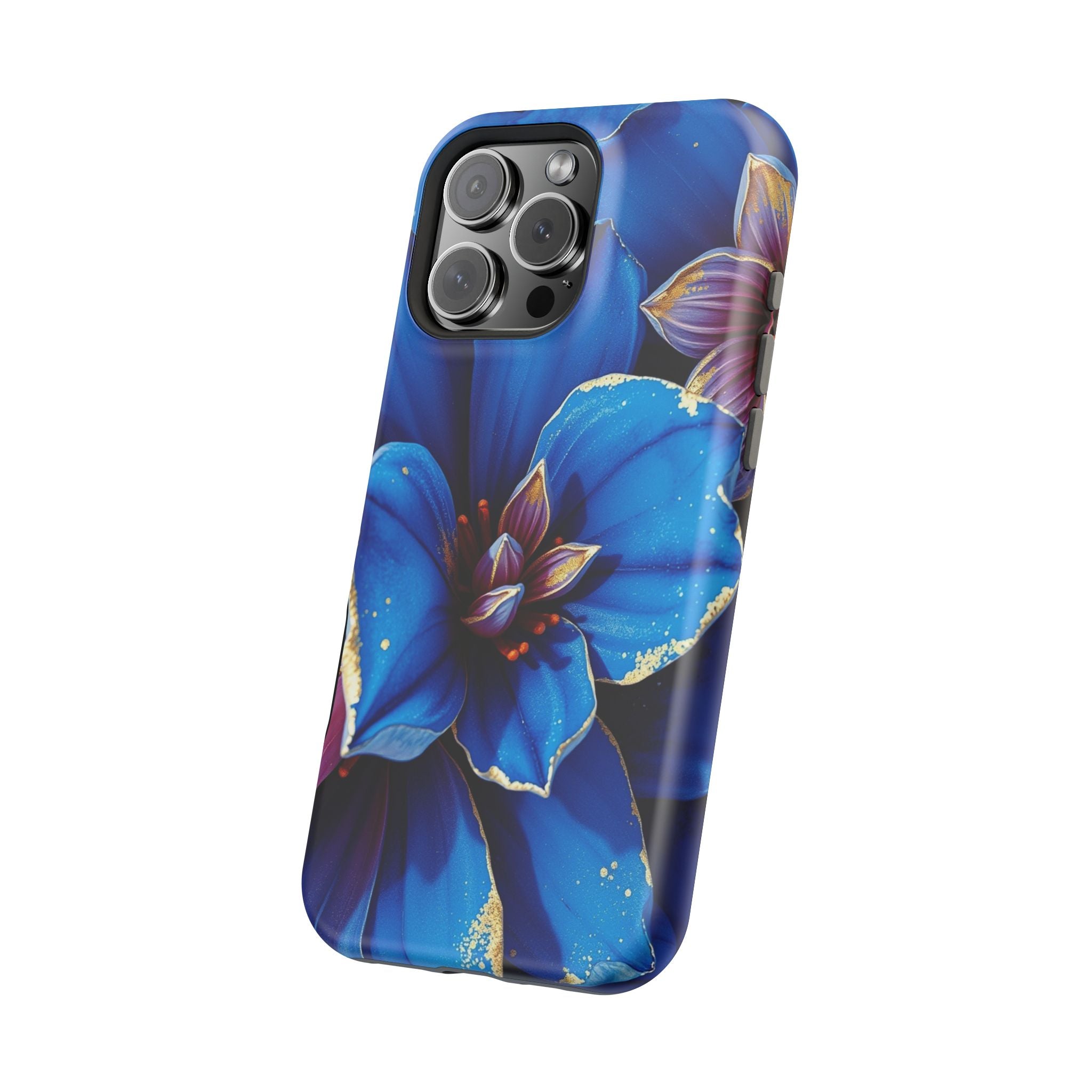 iPhone Floral Gold Foil Serene Design Slim Snap Case Ga · iPhone Case