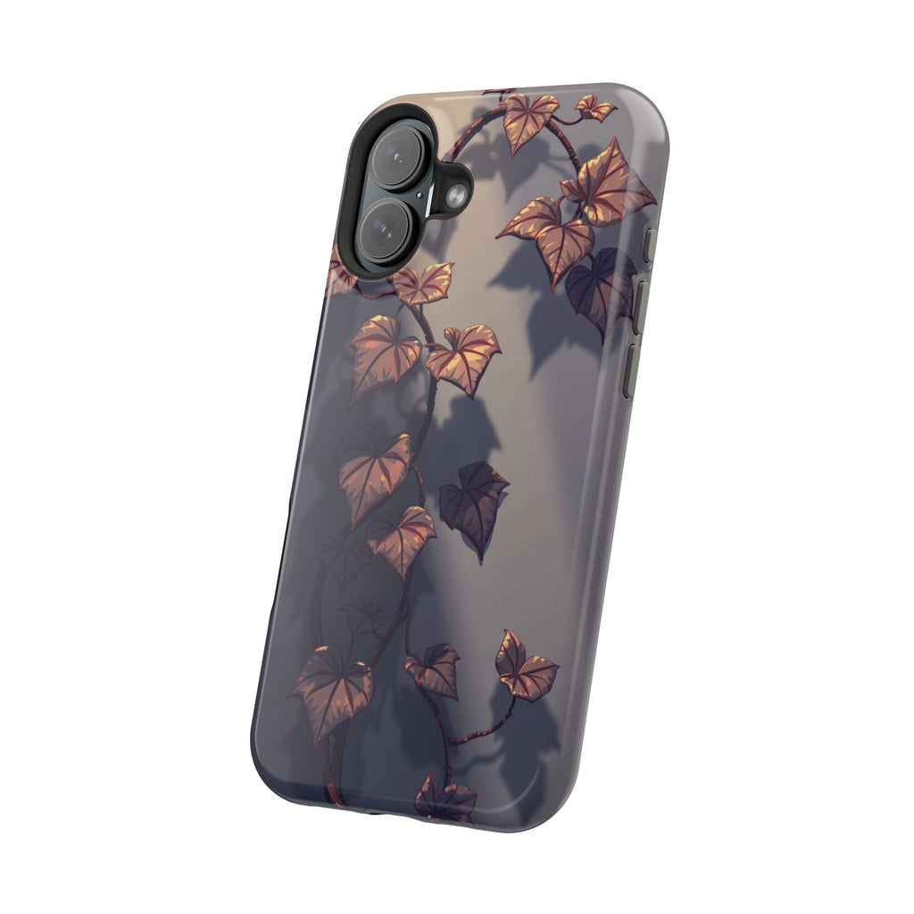 iPhone Charcoal And Copper Art Nouveau Vine Soft iPhone 13 Finish · iPhone Case