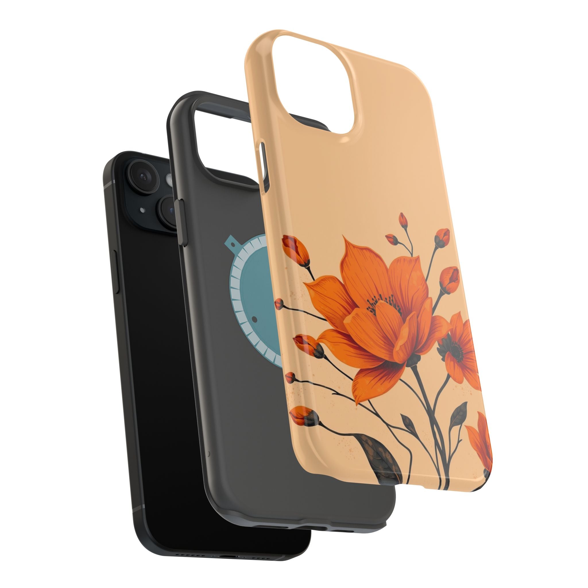 iPhone Radiant Floral Geometric Design Slim Everyday Designer Case · iPhone Case