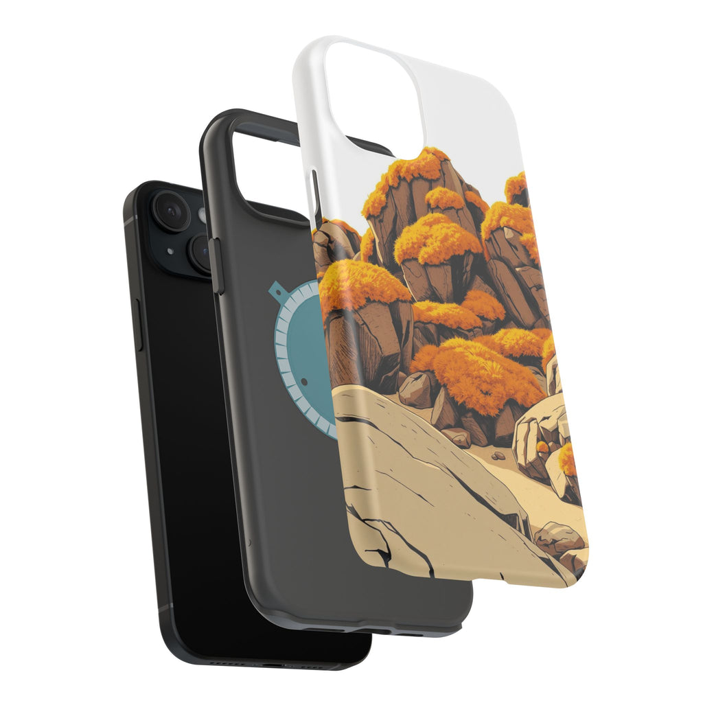 iPhone Moss Covered Rocks Bold Art Bold Modern Everyday Snap Case · iPhone Case