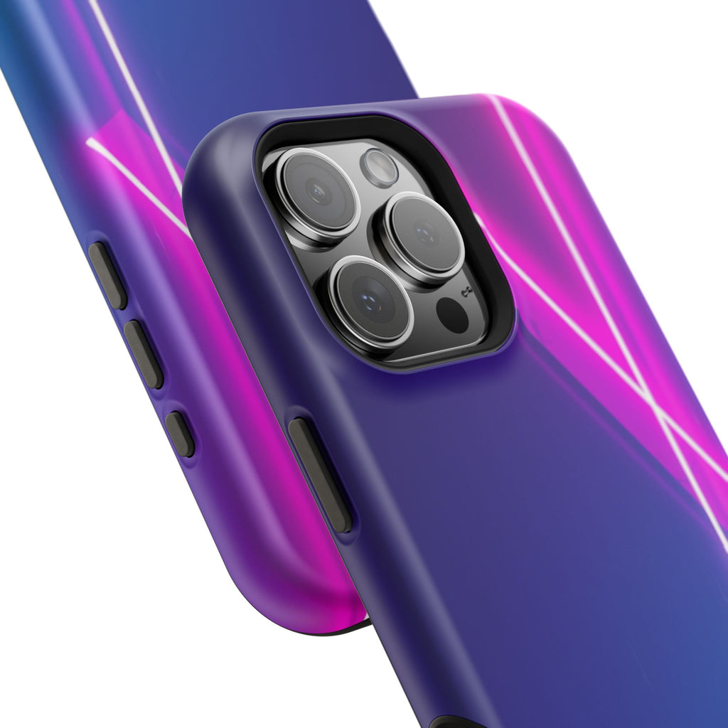 iPhone 1990s Geometric Neon Electric Art Slim Everyday Designer Case · iPhone Ca
