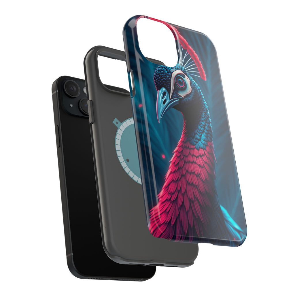 iPhone Nouveau Peacock Electric Art Slim Everyday Designer Case · iPhone Case