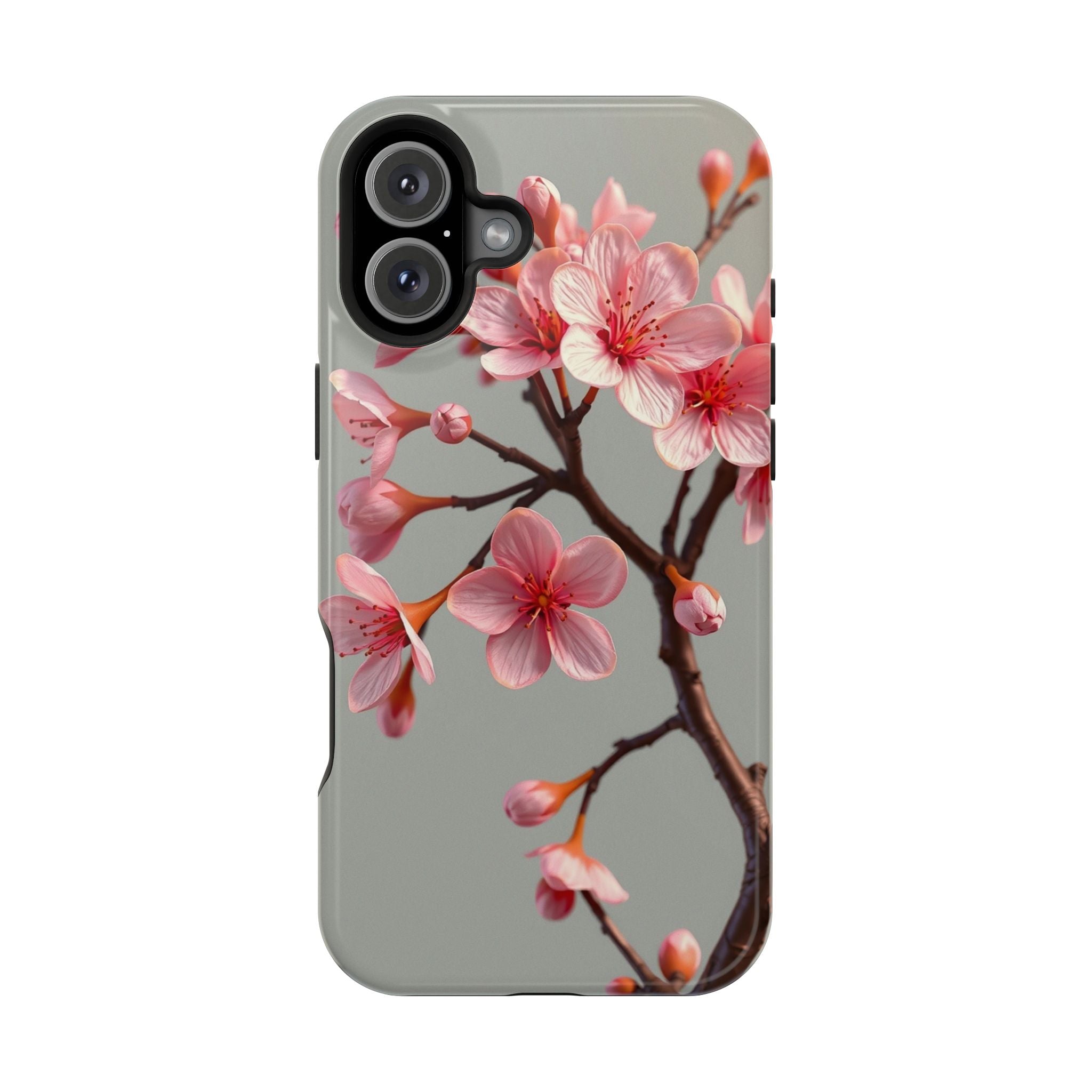 iPhone Mustard And Rust Cherry Blossom Slim Everyday Designer Case · iPhone Case
