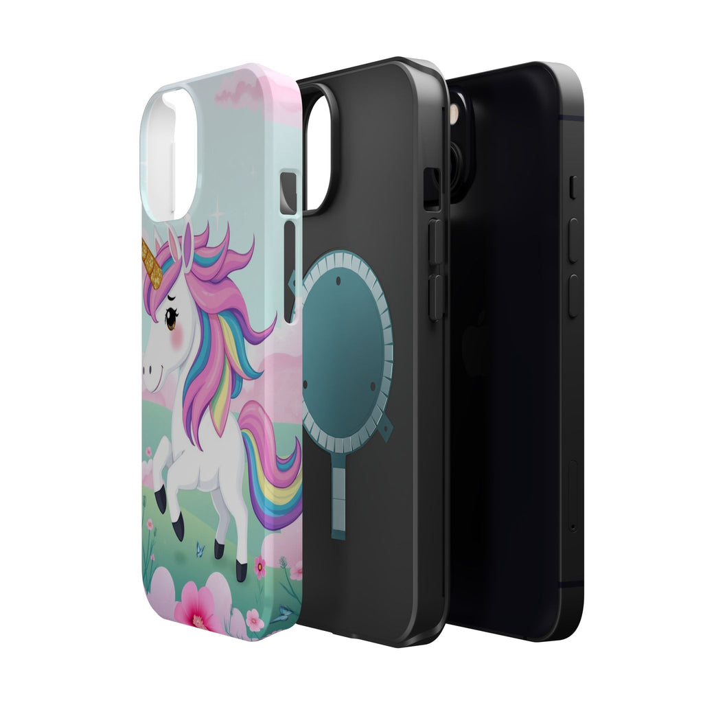 iPhone Rainbow Unicorn Kids Fun Soft iPhone Phone Case Gift Finish · iPhone Case