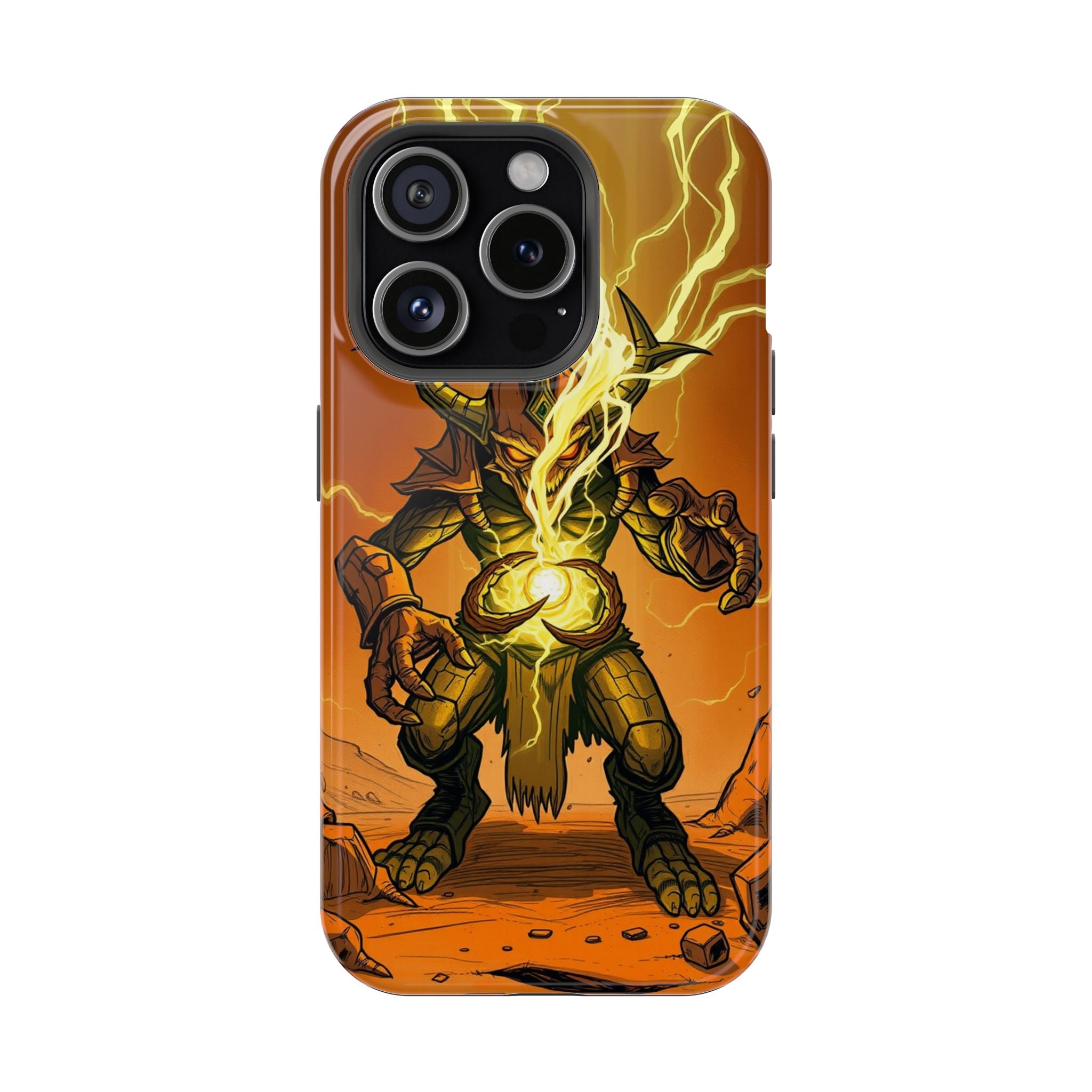 iPhone Burnt Orange And Sand Chaos Goblin Energy Clean Minimal Snap Case · iPhon