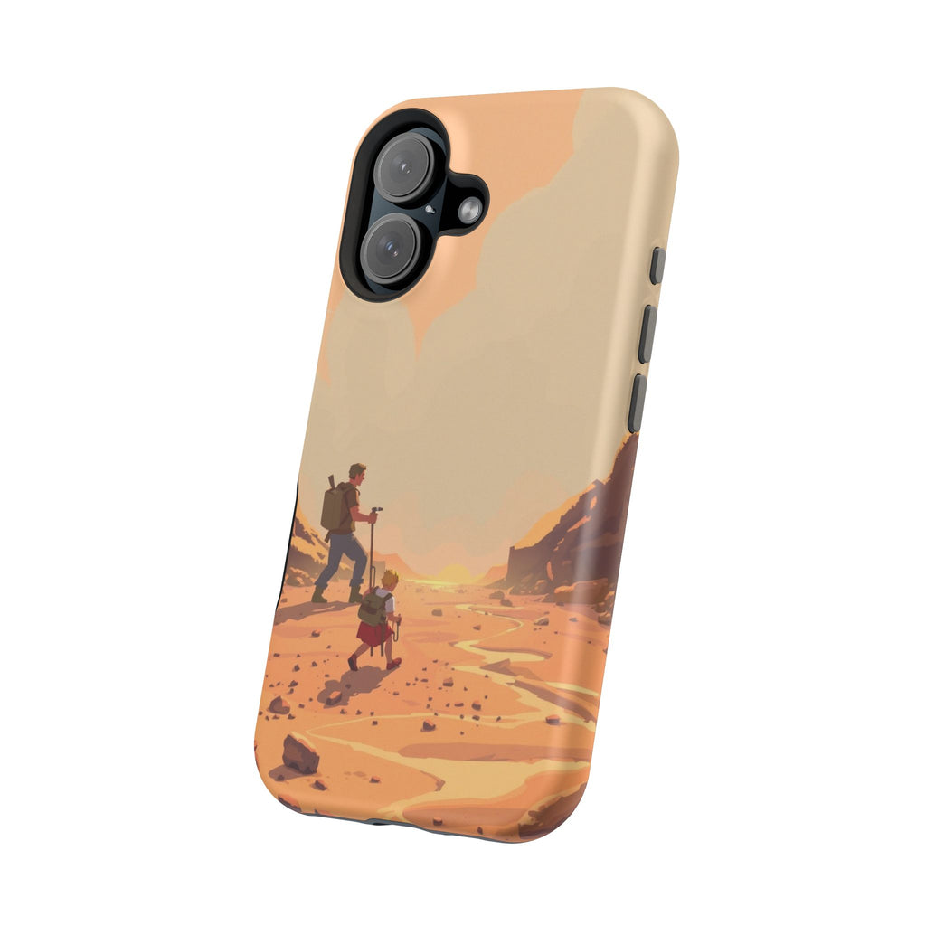 iPhone Burnt Orange And Sand Barely Surviving Slim Everyday Designer Case · iPho