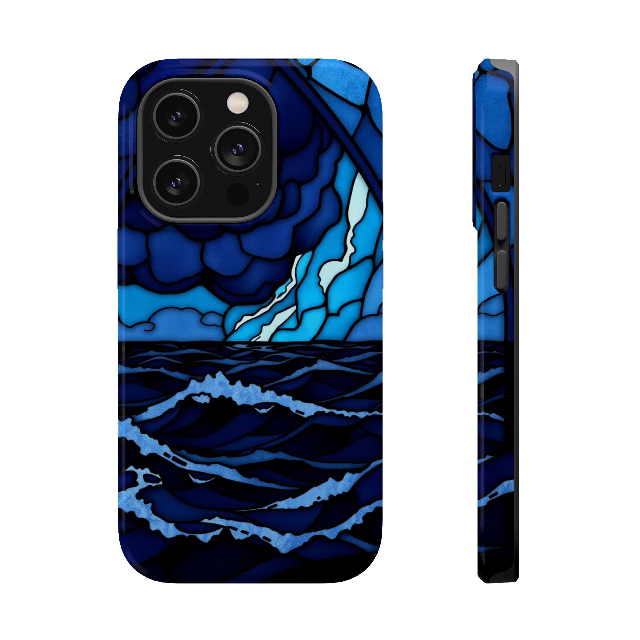 iPhone Earthy Storm at Sea Design Bold Modern Everyday Snap Case · iPhone Case