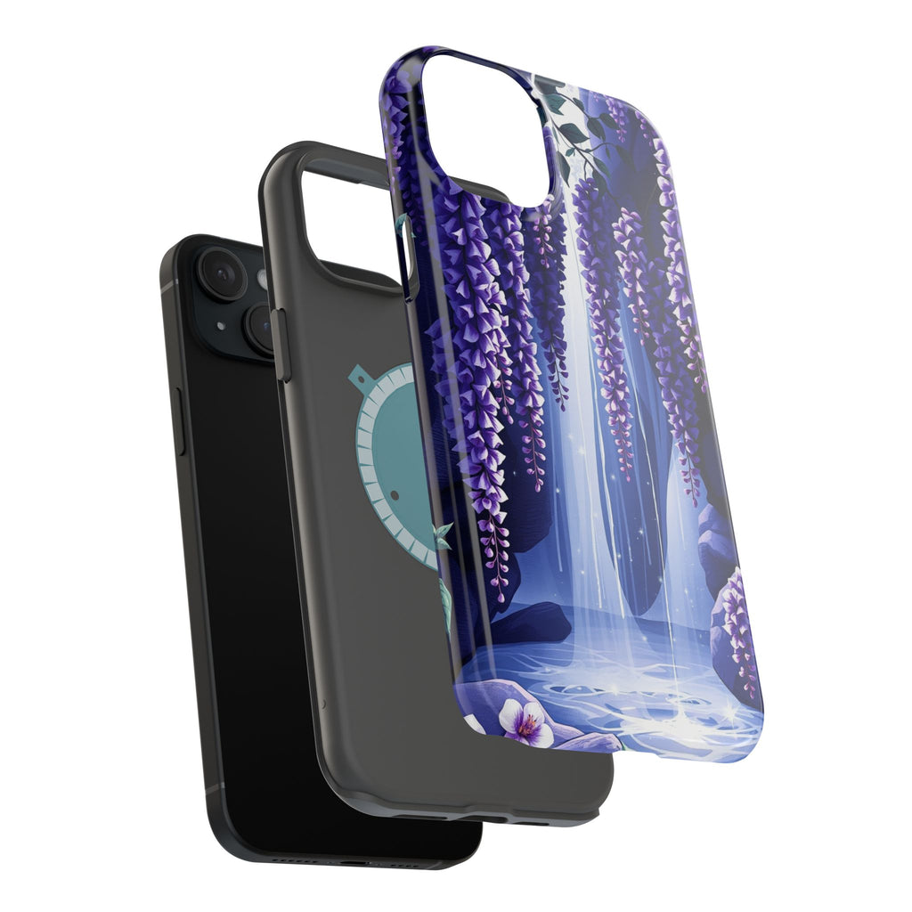 iPhone Wisteria Cascade Serene Design Slim Snap Case Ga · iPhone Case