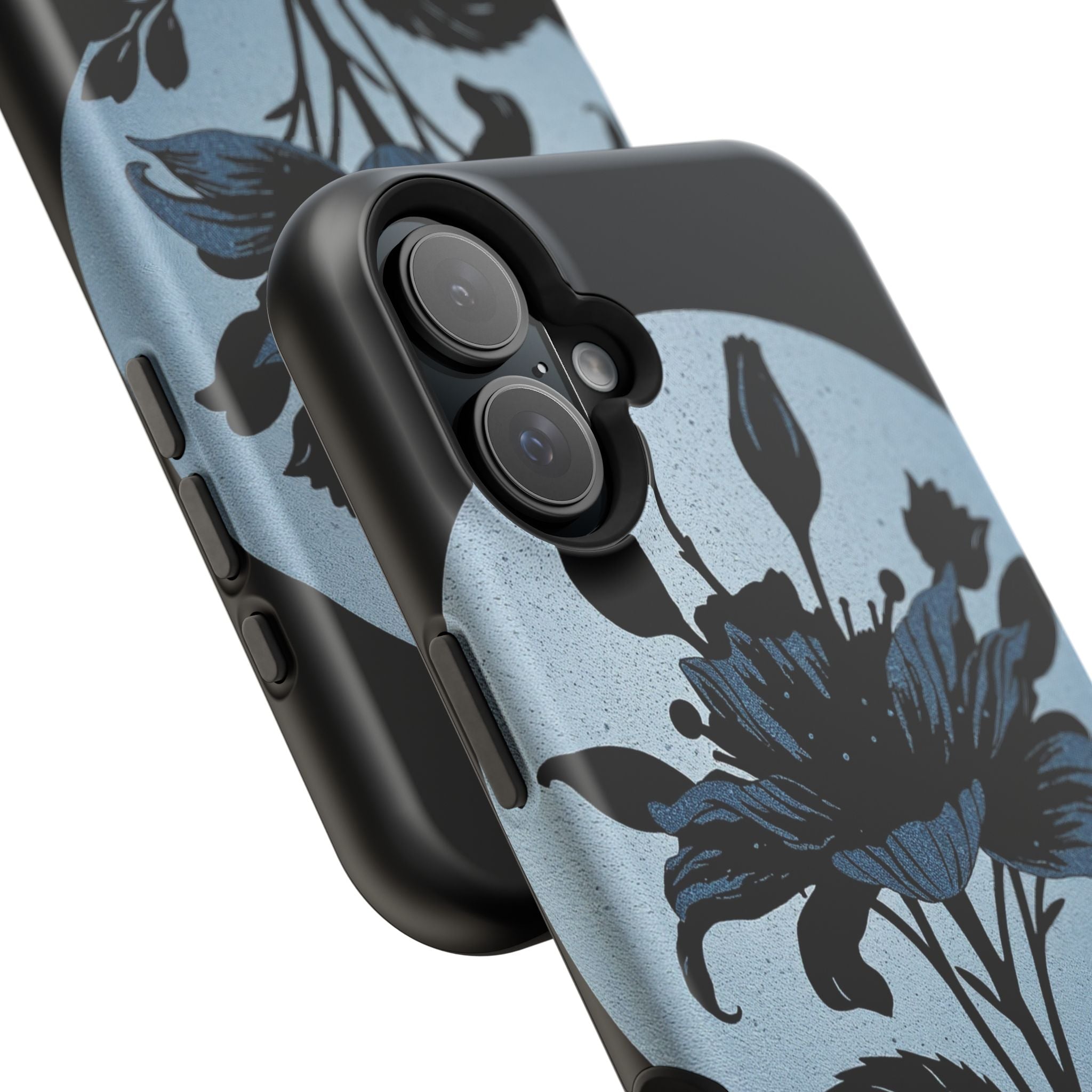 iPhone Radiant Floral Silhouette Design Slim Everyday Designer Case · iPhone Cas