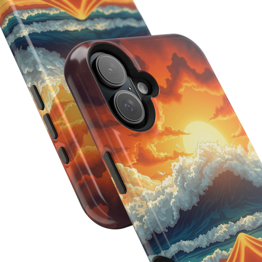 iPhone Storm at Sea Holographic Iridescent Slim iPhone Everyday · iPhone Case