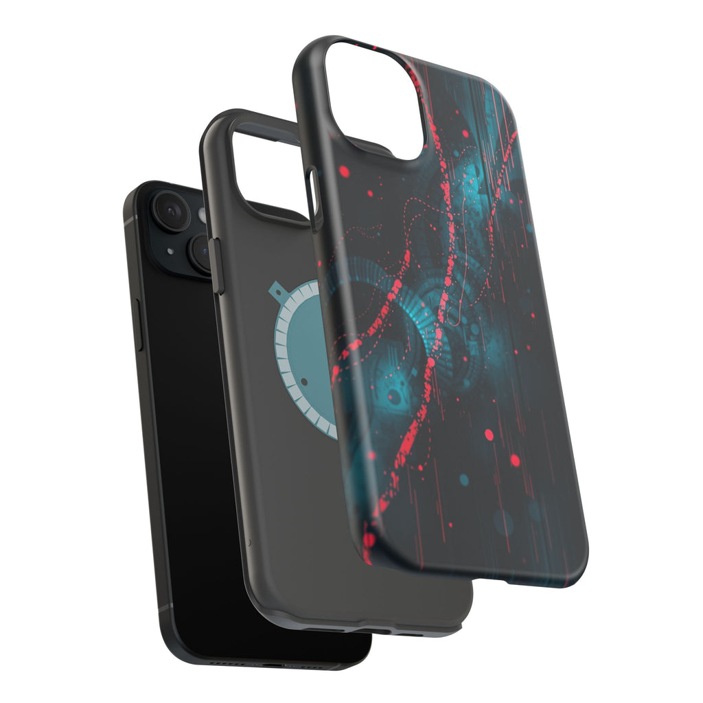 iPhone Digital Noise Cinematic Art Bold Modern Everyday Snap Case · iPhone Case