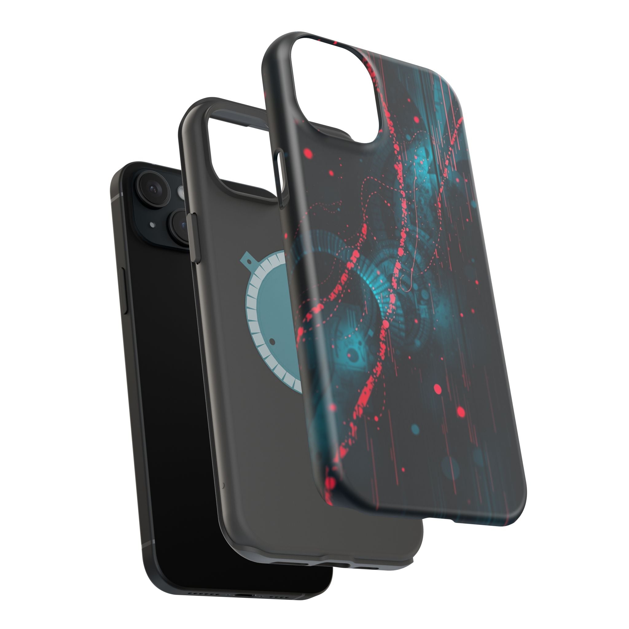 iPhone Digital Noise Cinematic Art Bold Modern Everyday Snap Case · iPhone Case