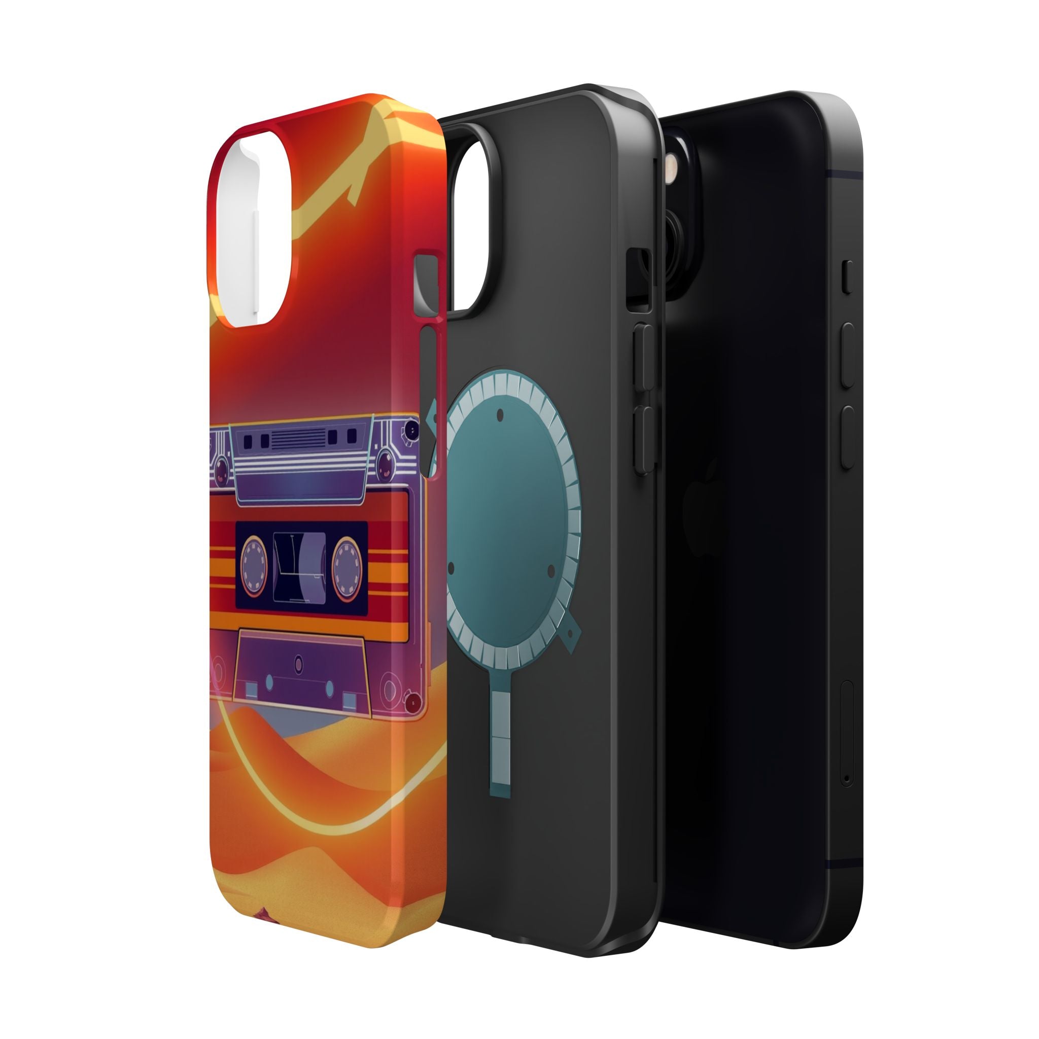 iPhone Cassette Tape Rewind Bold Art Slim Everyday Designer Case · iPhone Case