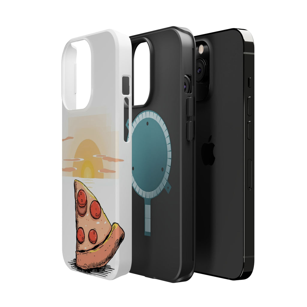 iPhone Earthy Pizza Slice Sunset Design Slim Everyday Designer Case · iPhone Cas