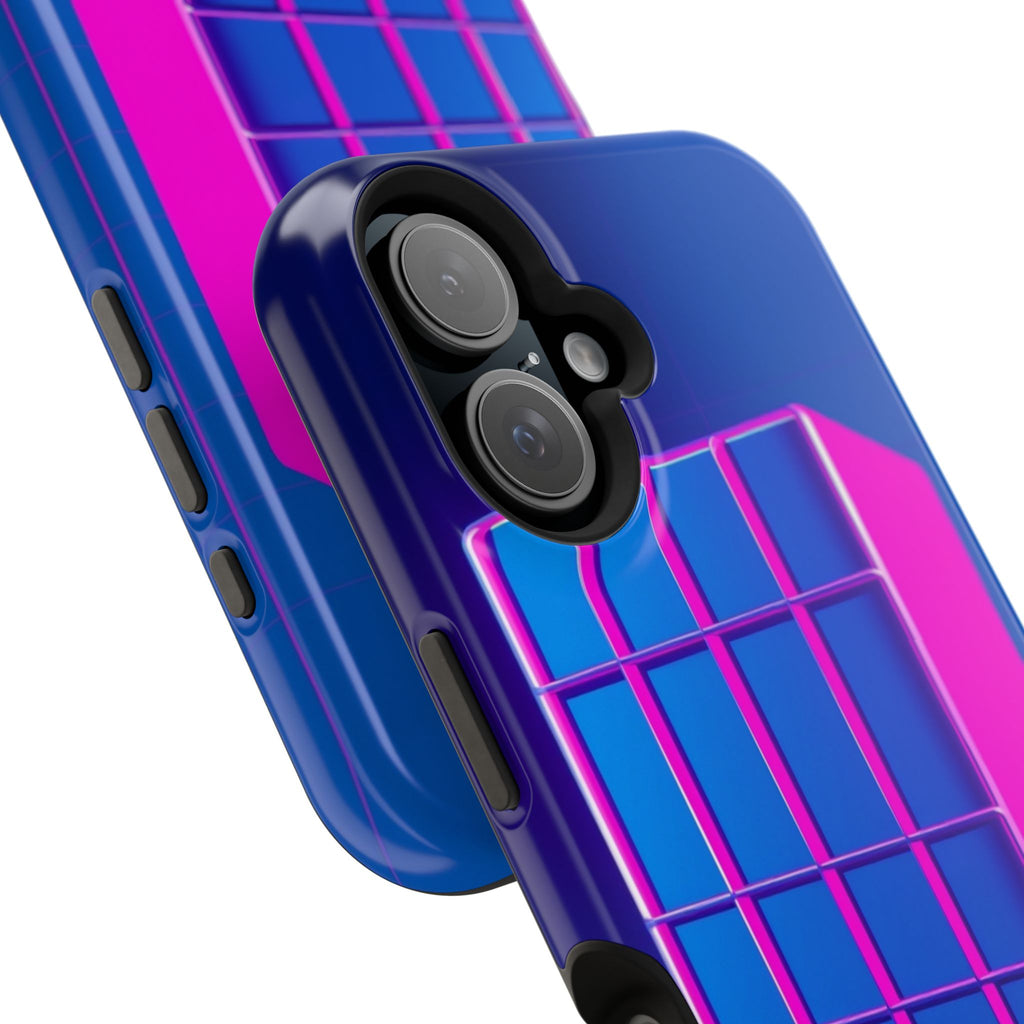 iPhone Earthy 80s Grid Synthwave Design Slim Everyday Designer Case · iPhone Cas