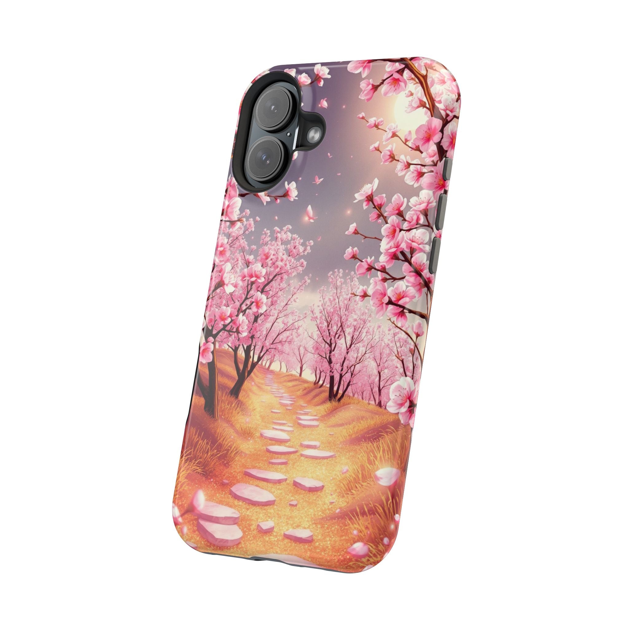 iPhone Dreamy Blossom Trail Design 14 Slim Everyday Designer Case · iPhone Case