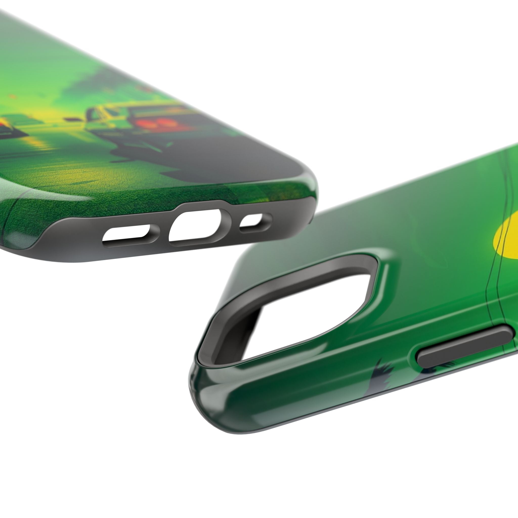 iPhone Dreamy Sunset Drive 80s Design Slim Everyday Designer Case · iPhone Case