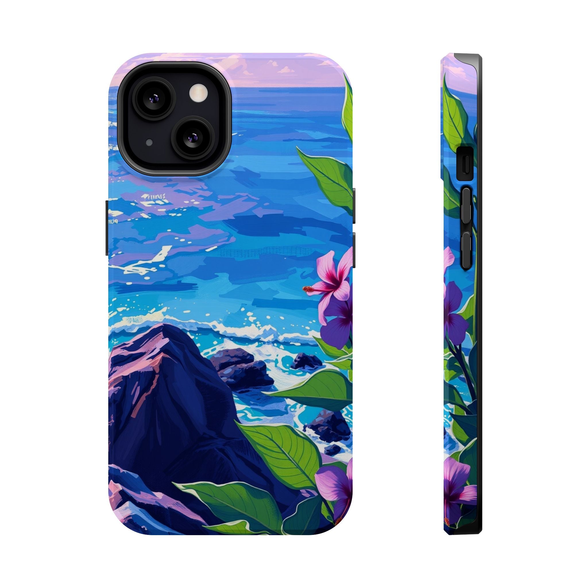 iPhone Hibiscus Coast Enchanted Art Slim Everyday Designer Case · iPhone Case