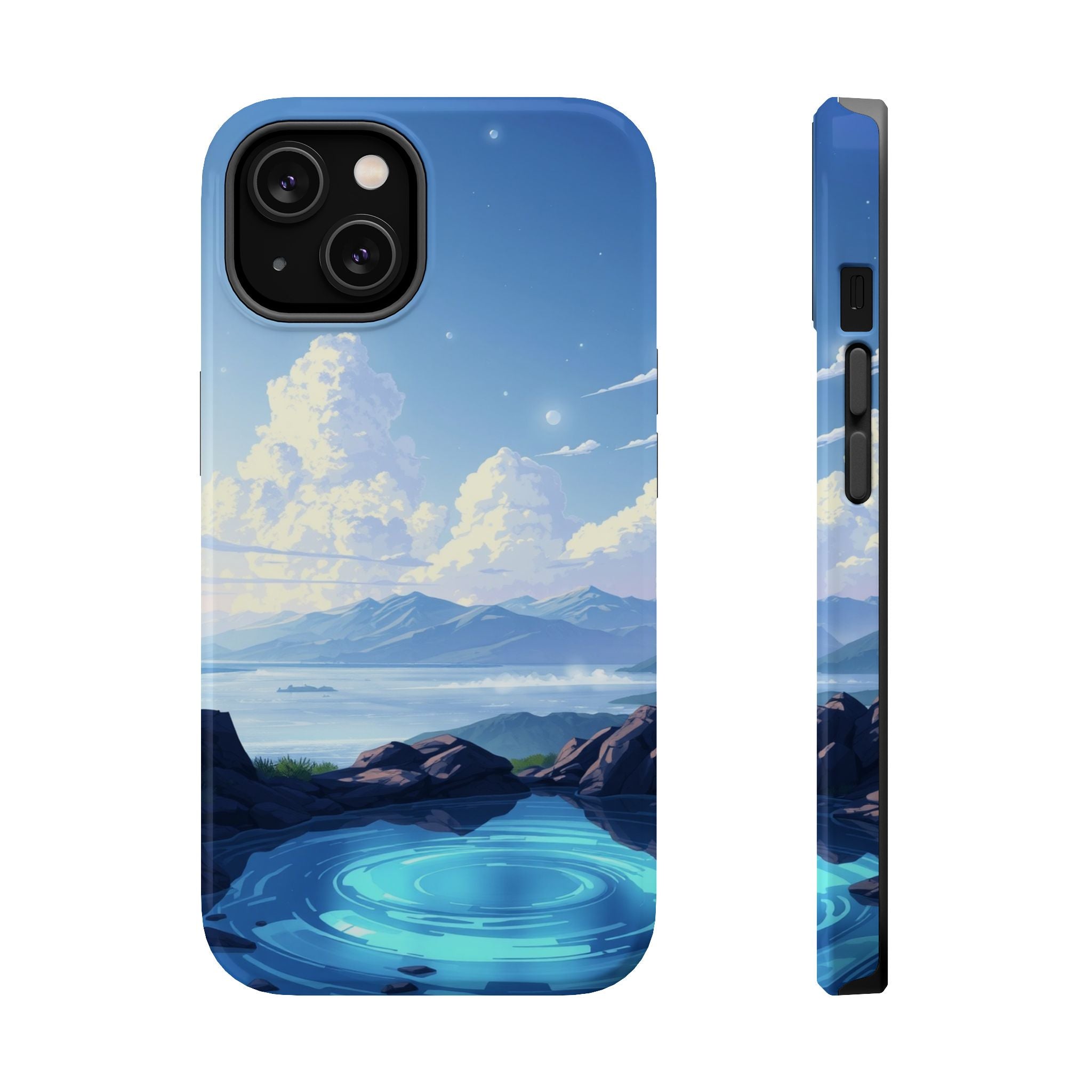 iPhone Earthy Tidal Pool Design 18 Bold Modern Everyday Snap Case · iPhone Case