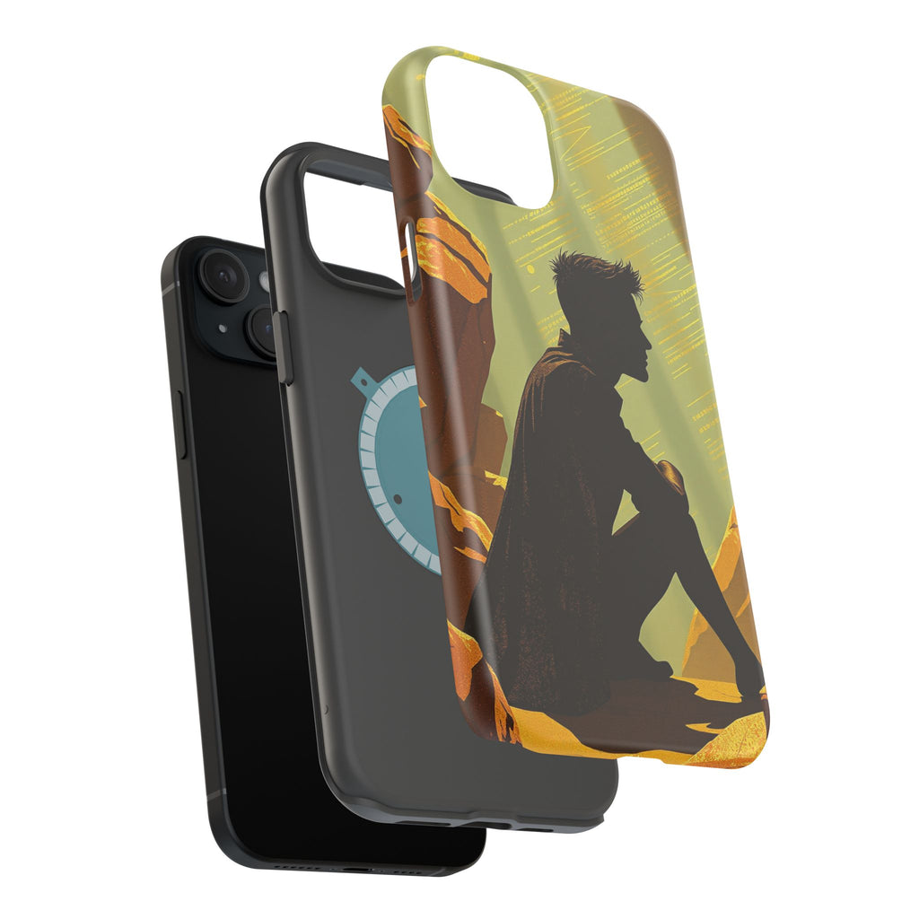 iPhone Mustard And Rust Overthinking Again Slim Everyday Designer Case · iPhone