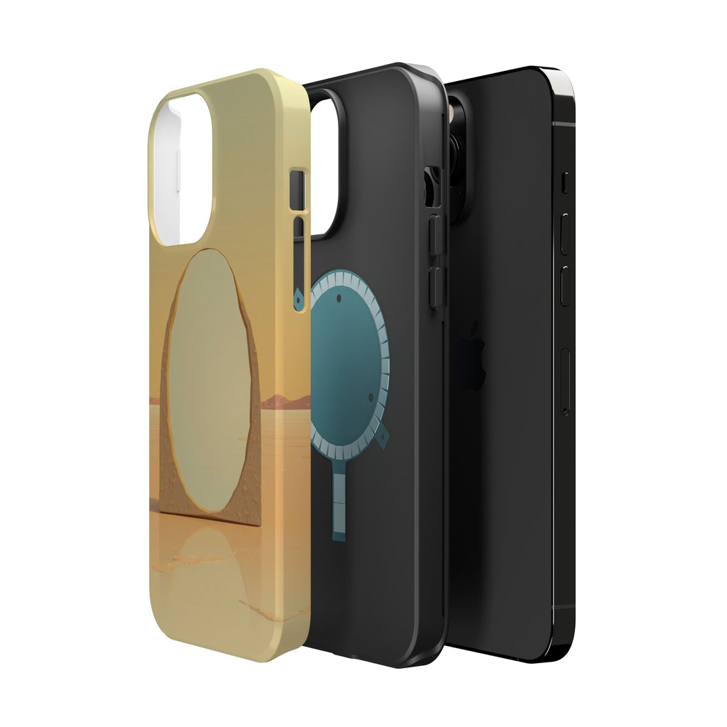 iPhone Mustard And Rust Salt Flat Mirror Slim Everyday iPhone Designer · iPhone