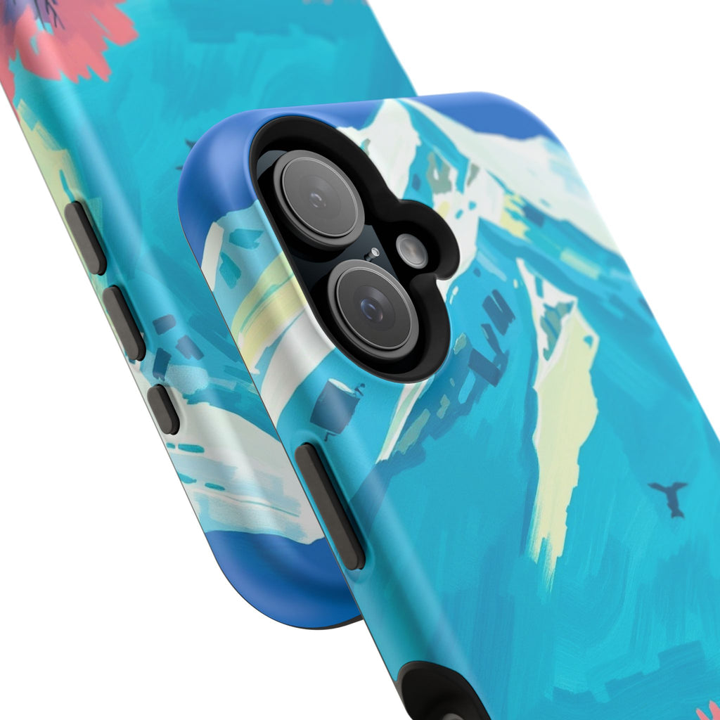 iPhone Snow Field Electric Art Slim Everyday Designer Case · iPhone Case