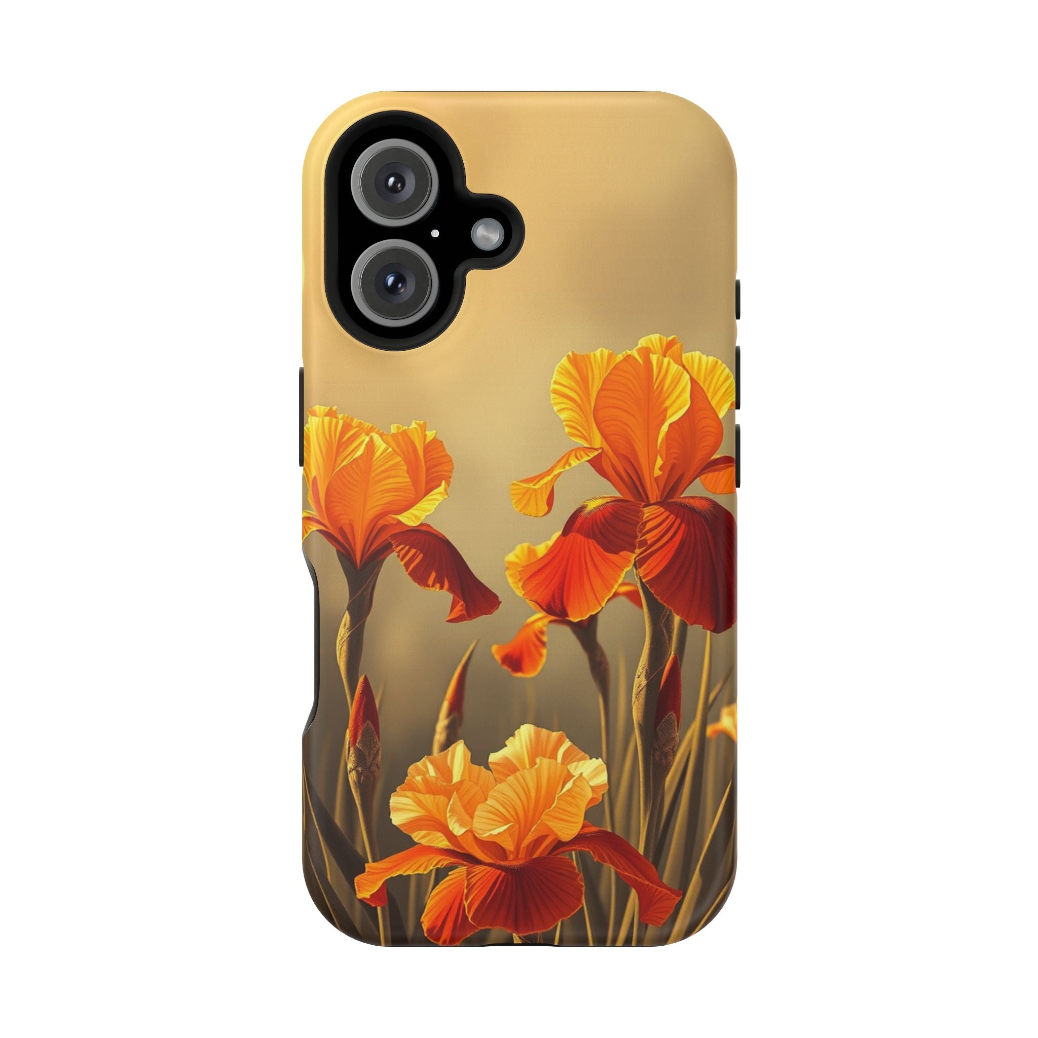 iPhone Iris Garden Gold Foil Luxury Slim Everyday Designer Case · iPhone Case