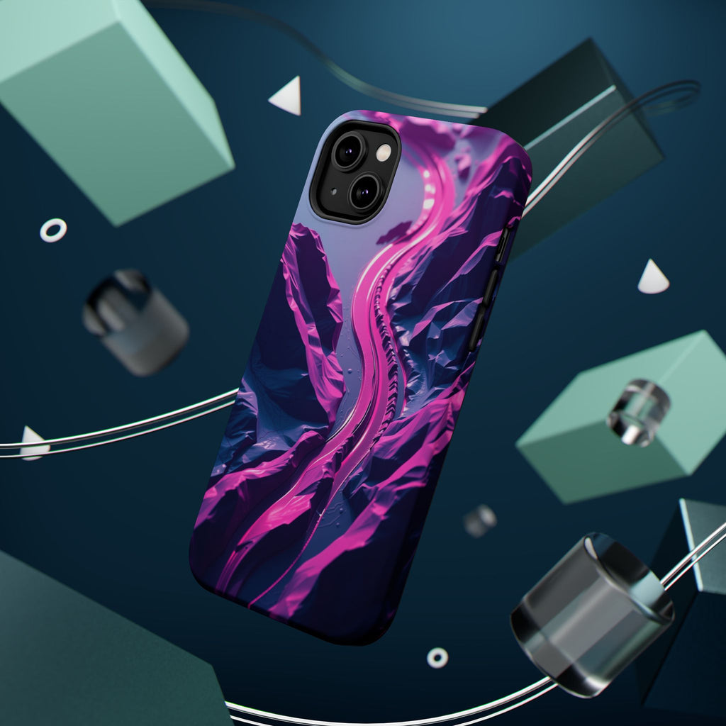 iPhone River Delta Aerial Electric Art Slim Everyday Designer Case · iPhone Case