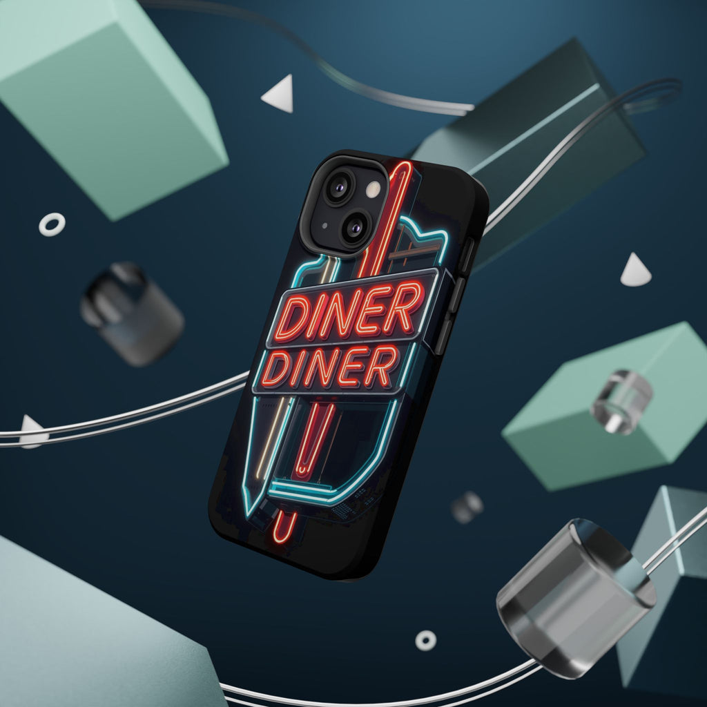 iPhone Neon Diner Sign Electric Art Slim Everyday Designer Case · iPhone Case