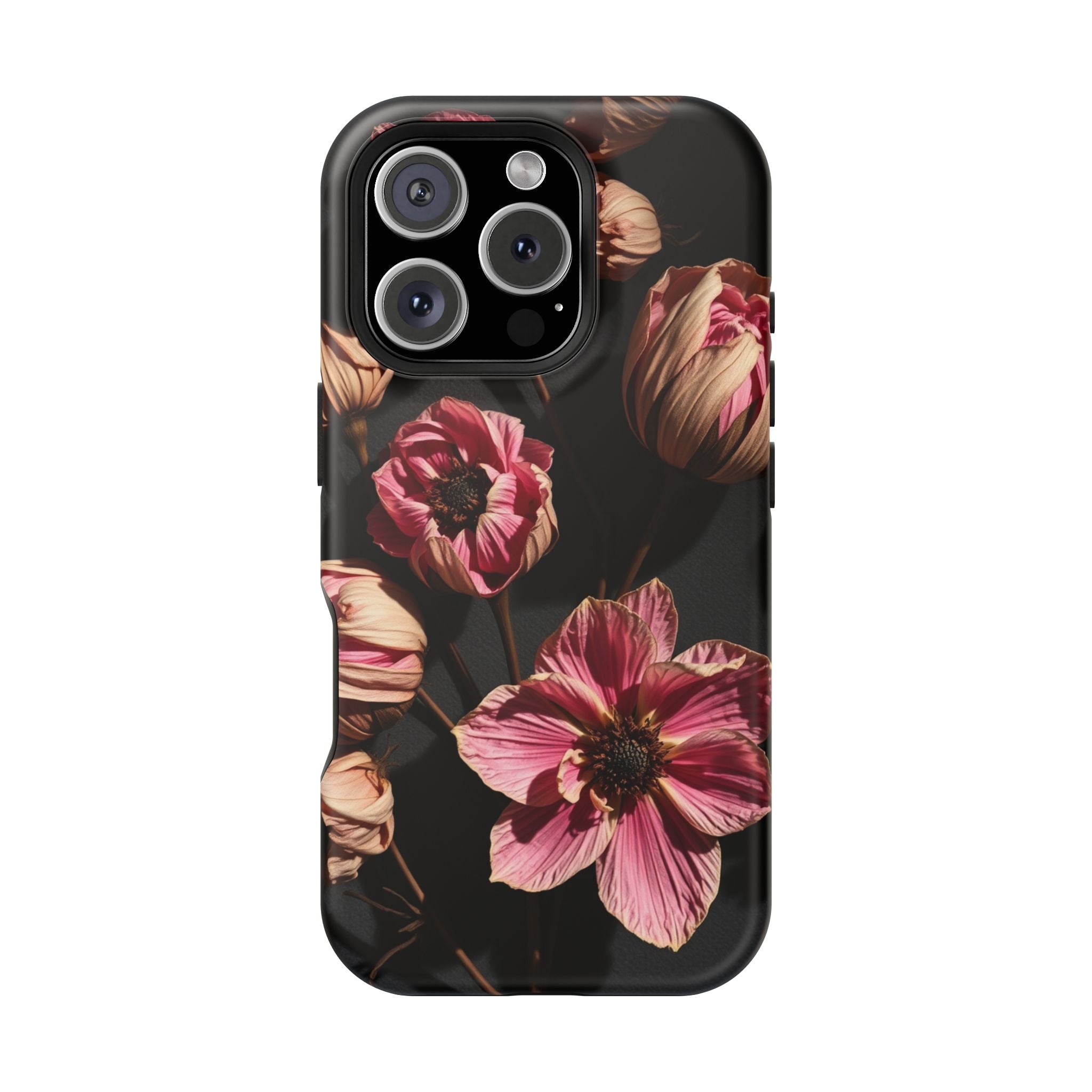 iPhone Dried Flower Flat Lay Electric Art Slim Snap Case · iPhone Case