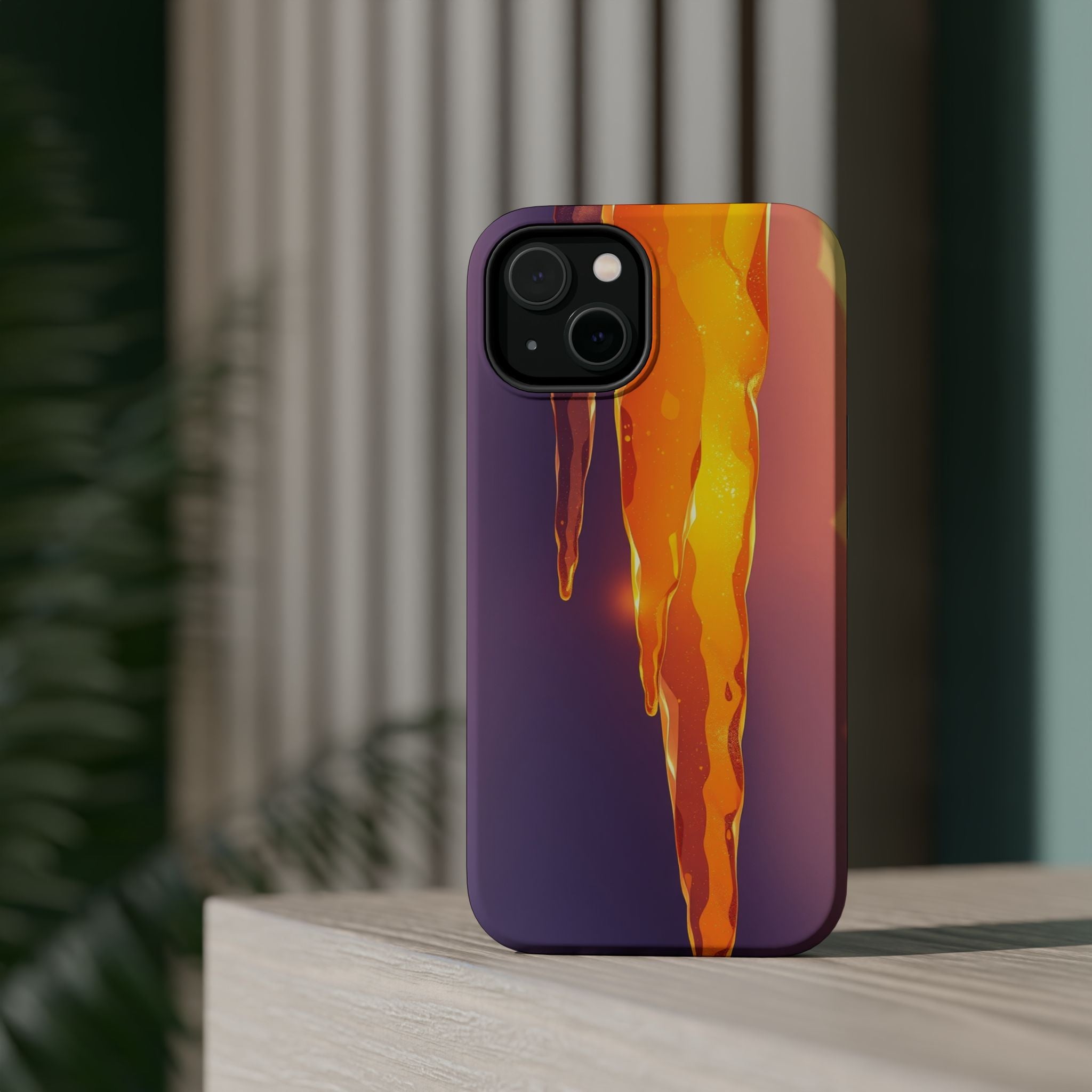 iPhone Icicle Formation Gold Foil Luxury Slim Everyday iPhone Designer · iPhone