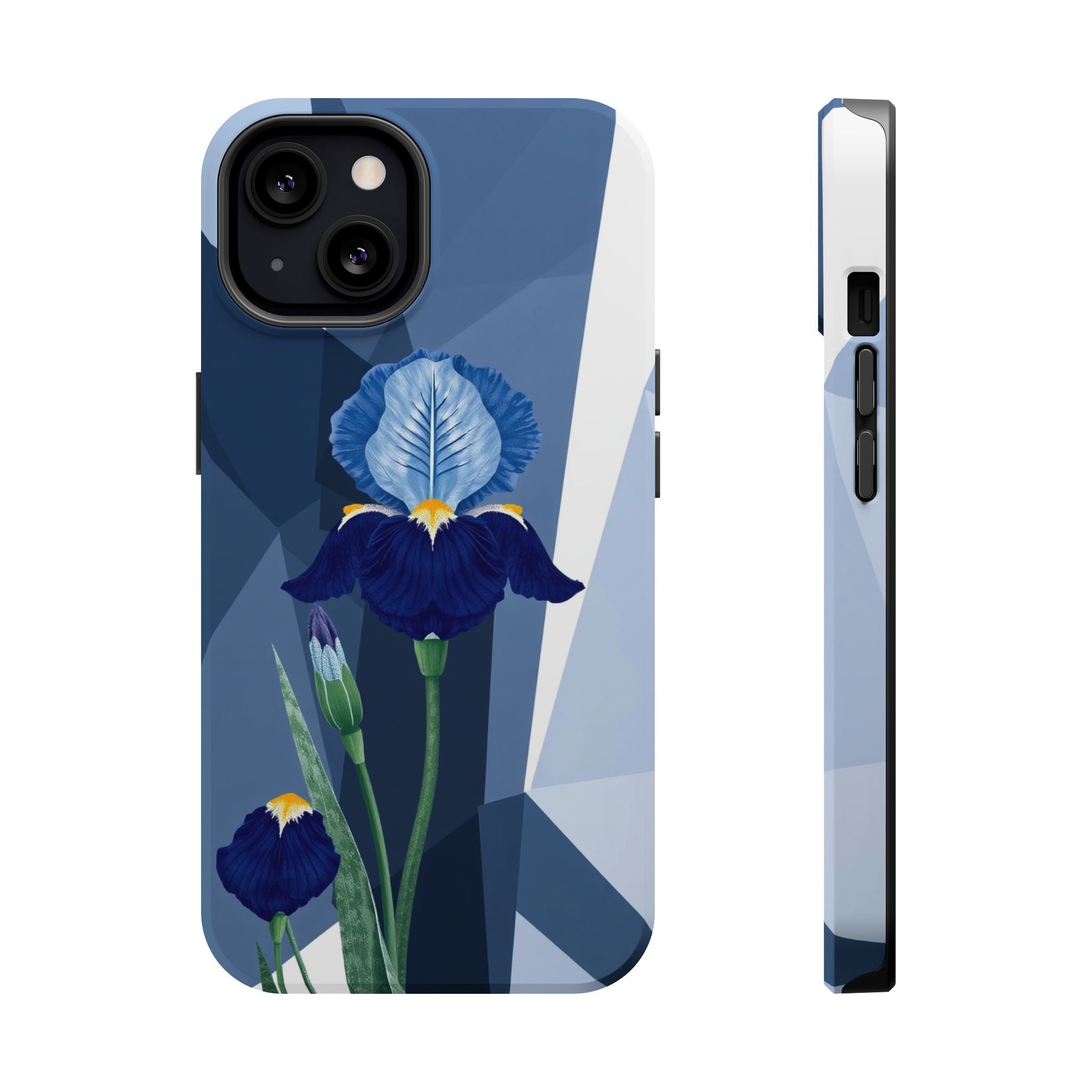 iPhone Earthy Iris Garden Design Bold Modern Everyday Snap Case · iPhone Case