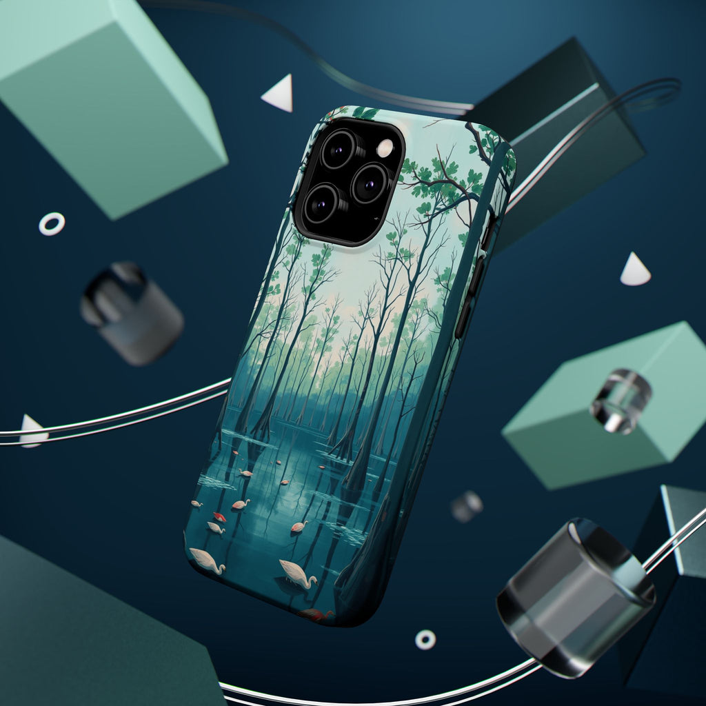 iPhone Cypress Swamp Electric Art Bold Modern Everyday Snap Case · iPhone Case