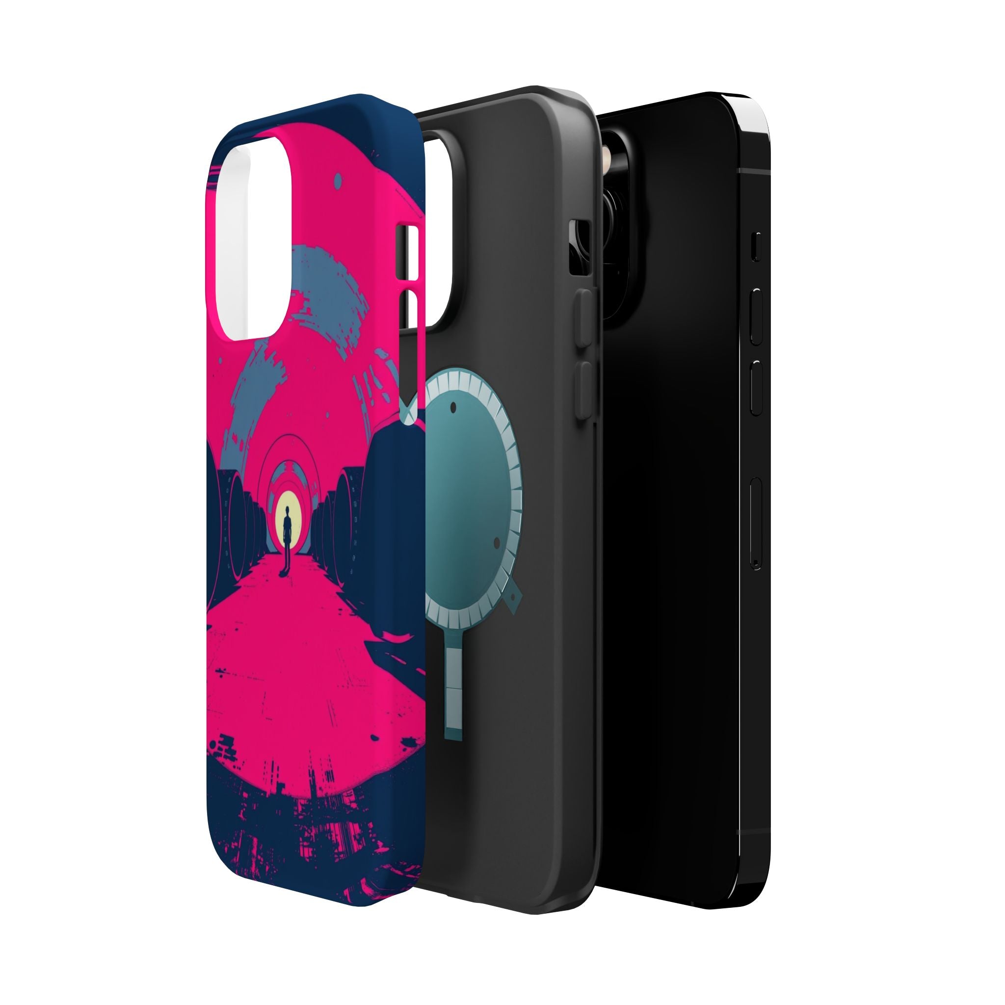 iPhone 1960s Mod Circles Bold Art Bold Modern Everyday Snap Case · iPhone Case