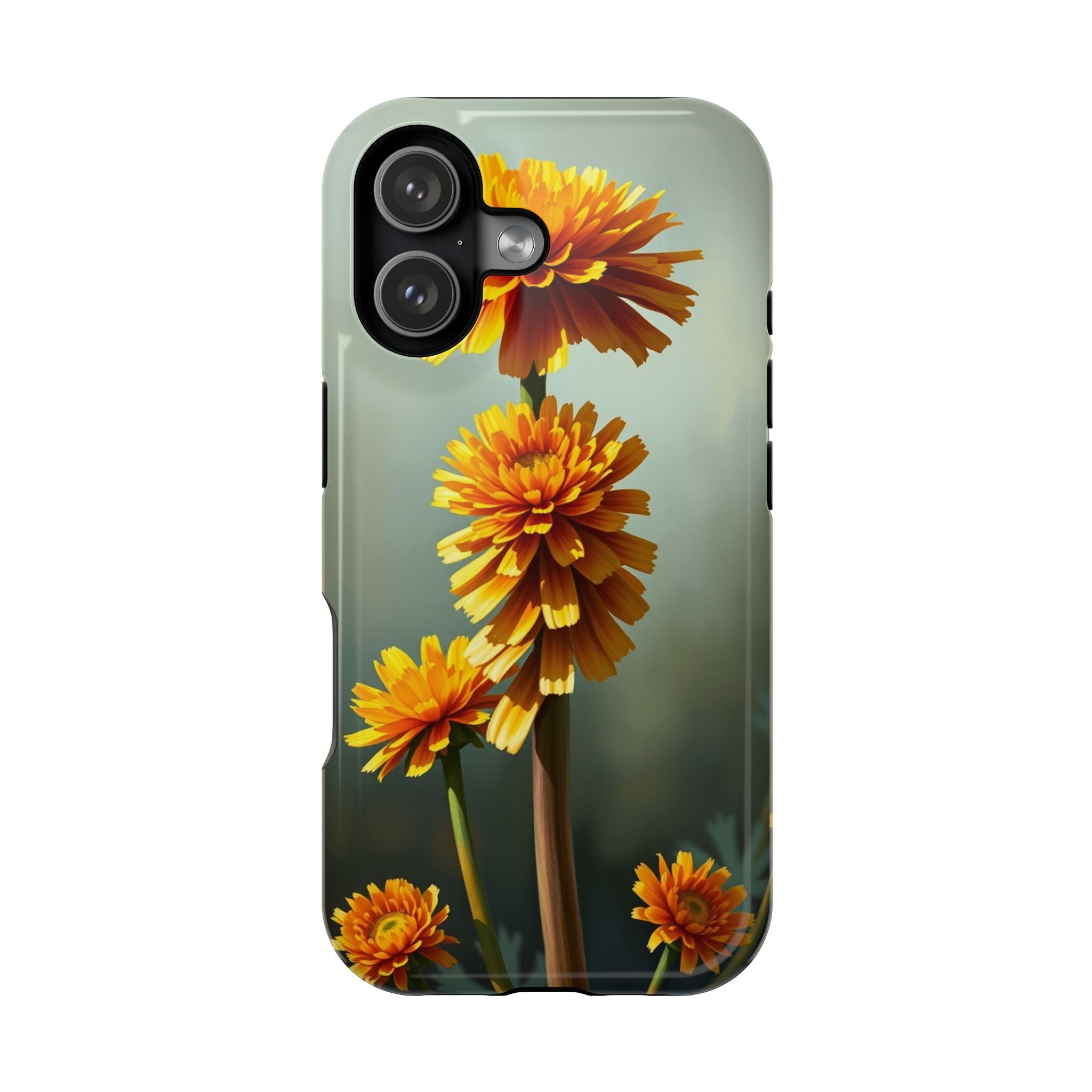 iPhone Ranunculus Stack Electric Art Slim Everyday Designer Case · iPhone Case