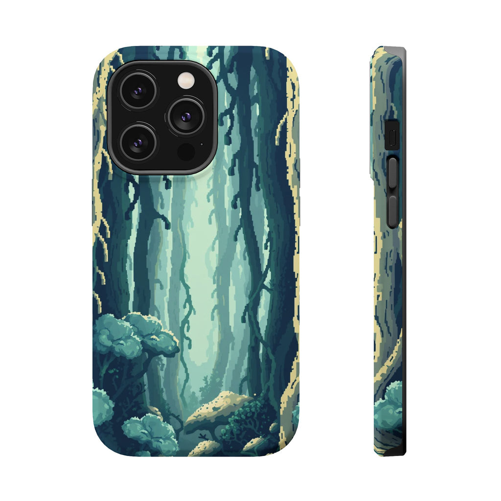 iPhone Kelp Forest Pixel Art -Bit Bold Modern Everyday Snap Case · iPhone Case