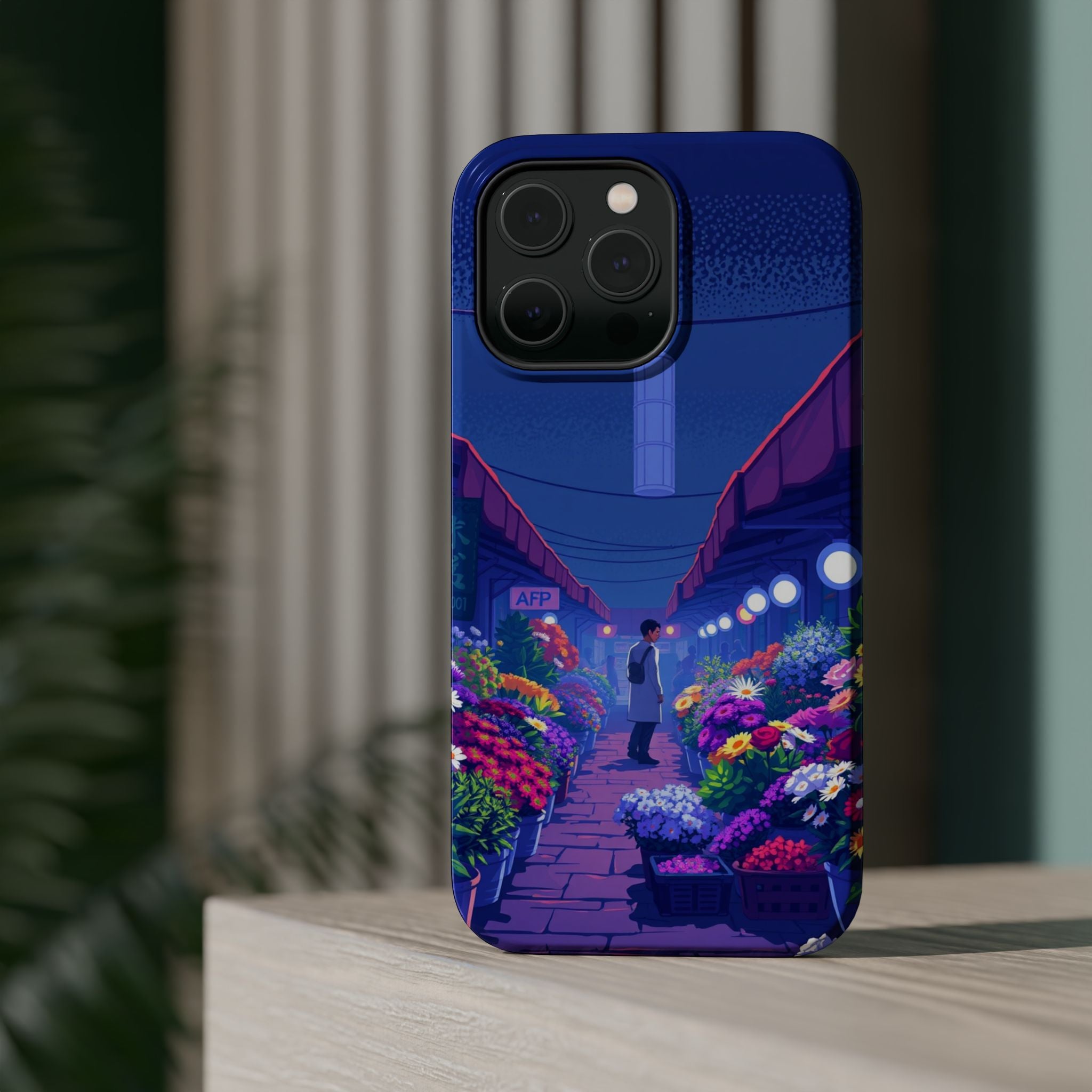 iPhone Flower Market Electric Art Bold Modern Everyday Snap Case · iPhone Case