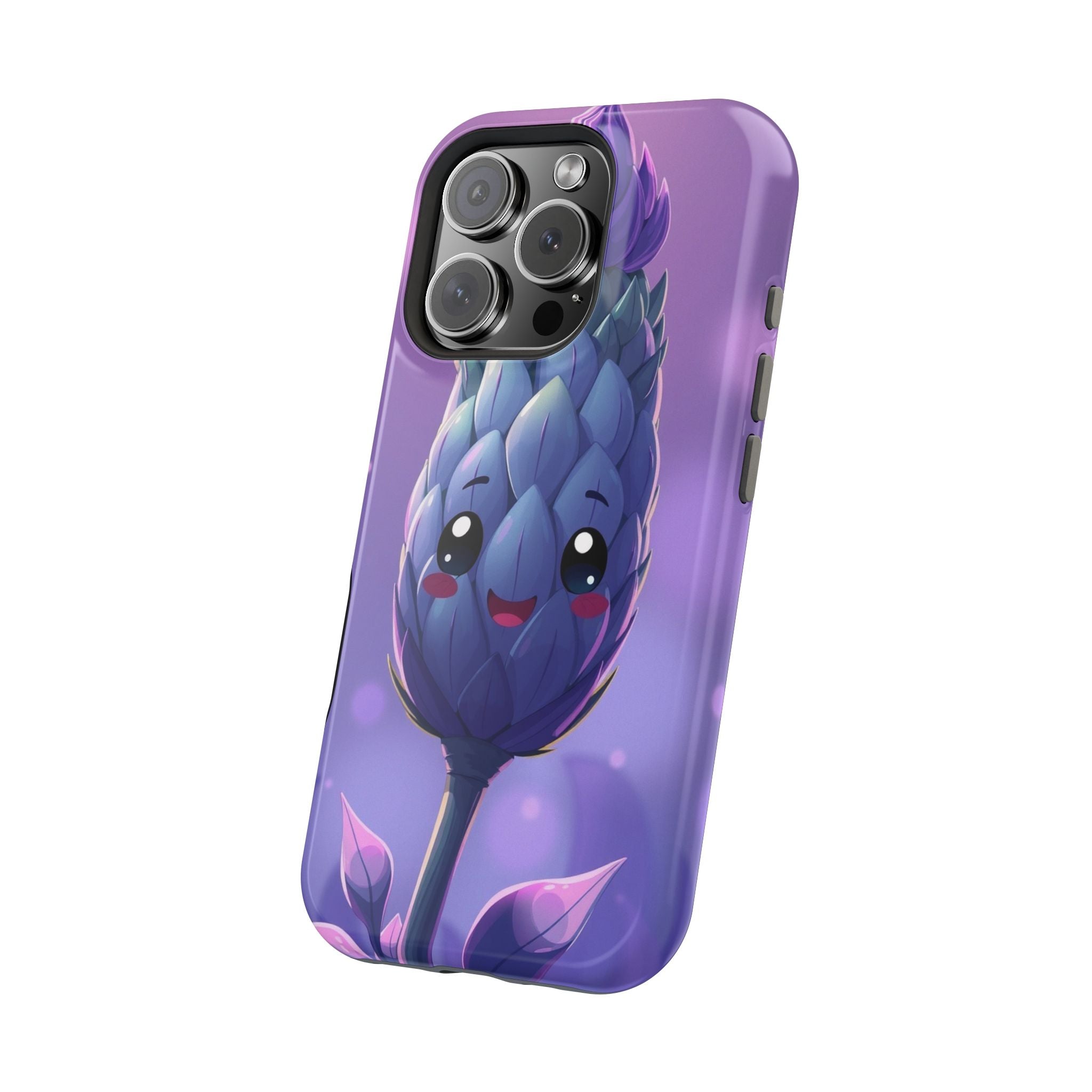 iPhone Indigo And Violet Bud Burst Bold Modern Everyday Snap Case · iPhone Case