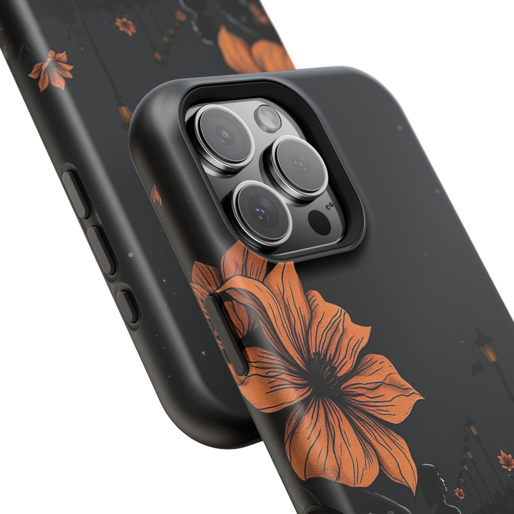 iPhone Night Bloomer Electric Art Bold Modern Everyday Snap Case · iPhone Case