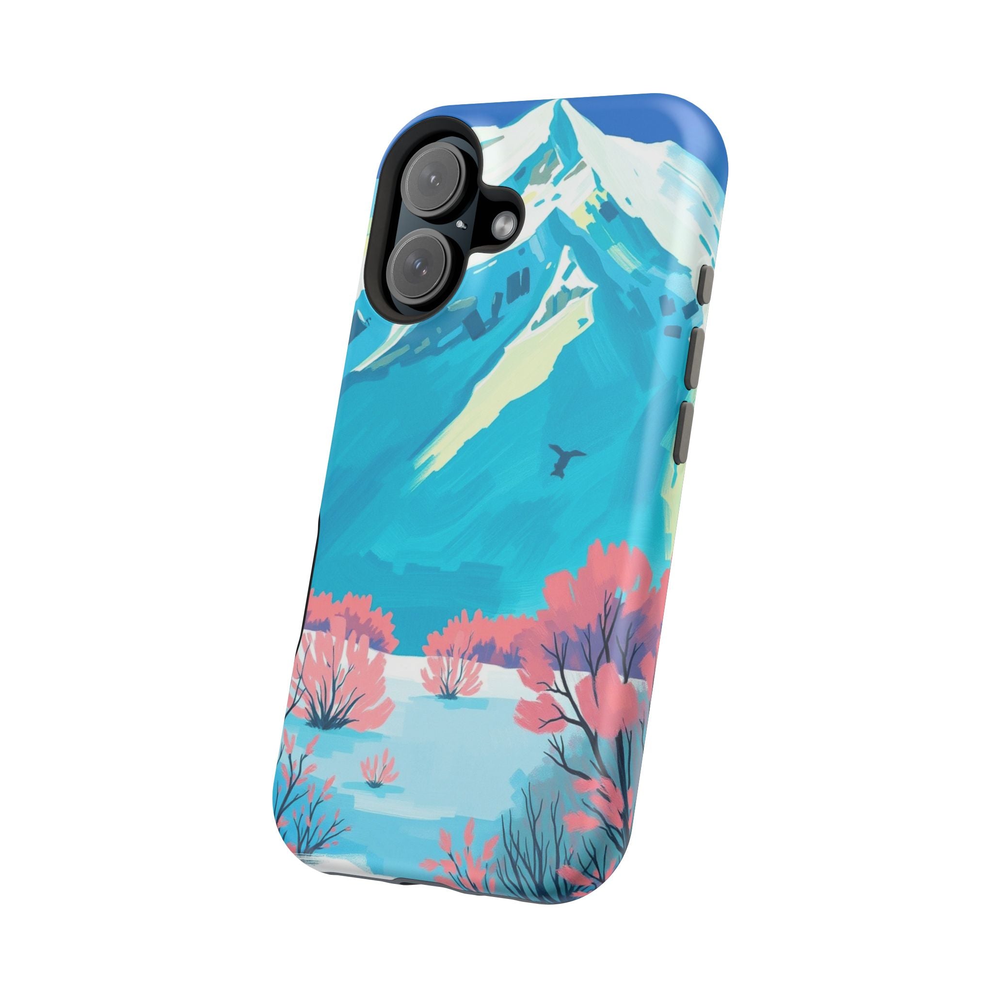iPhone Snow Field Electric Art Slim Everyday Designer Case · iPhone Case
