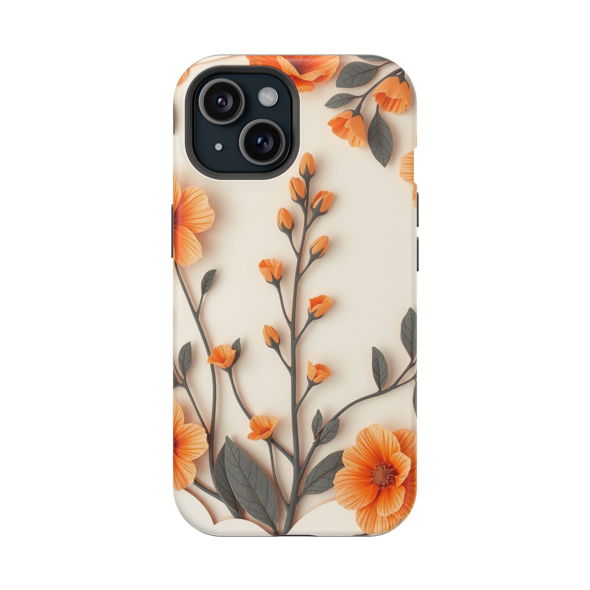 iPhone Vintage Botanical Print Paper Cut Art Slim iPhone Everyday · iPhone Case