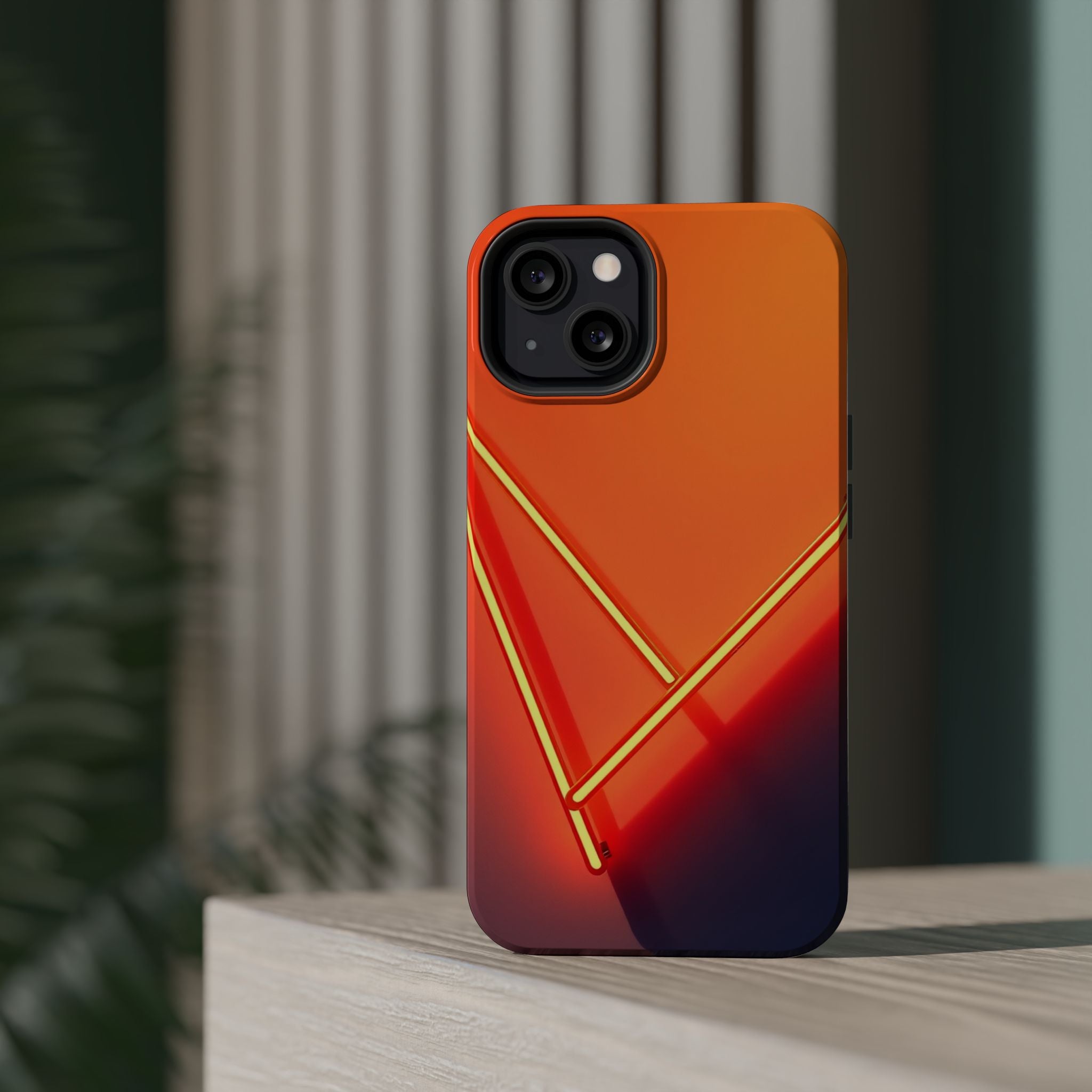 iPhone Neon Geometry Vibrant Watercolor Slim Everyday iPhone Designer · iPhone C