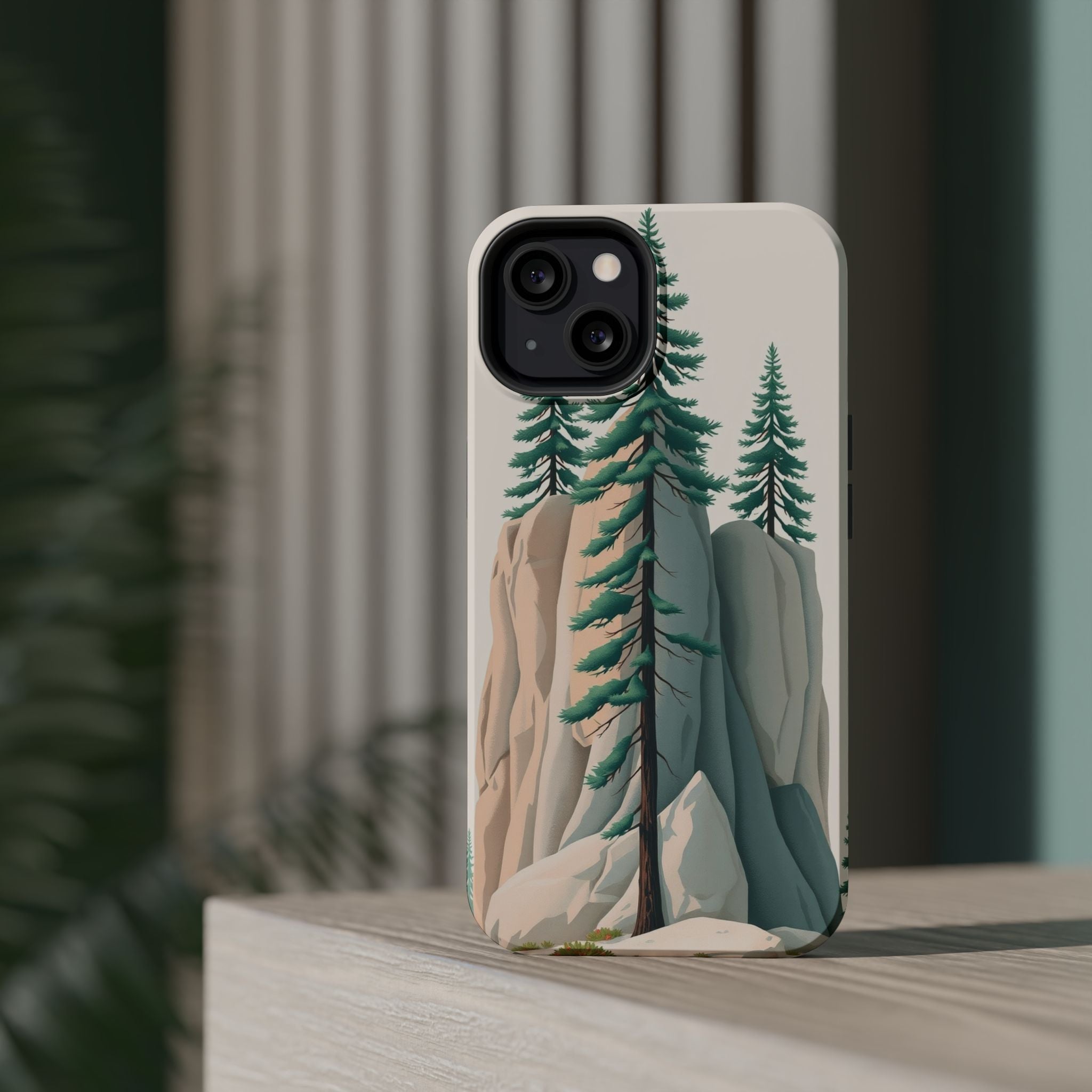 iPhone Pine Ridge Electric Art 17 Bold Modern Everyday Snap Case · iPhone Case
