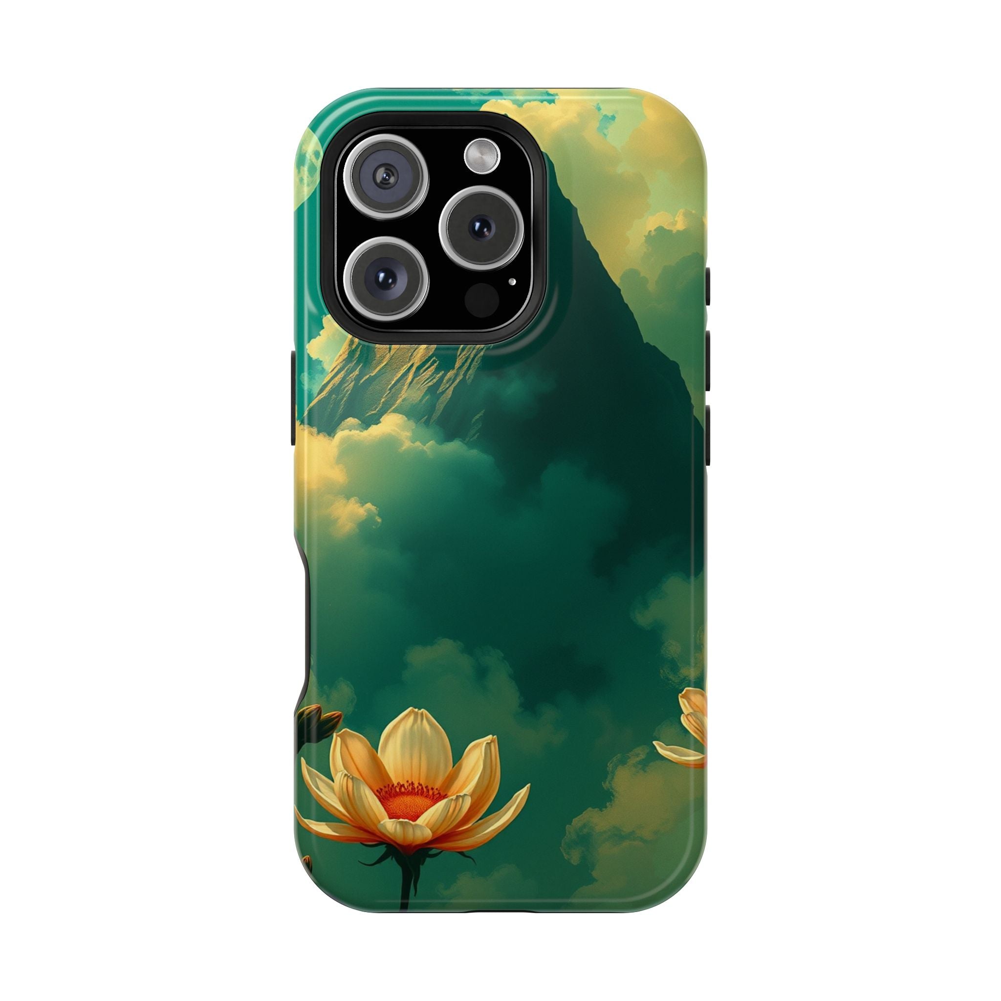 iPhone Emerald Green And Gold Night Bloomer Slim iPhone Everyday · iPhone Case