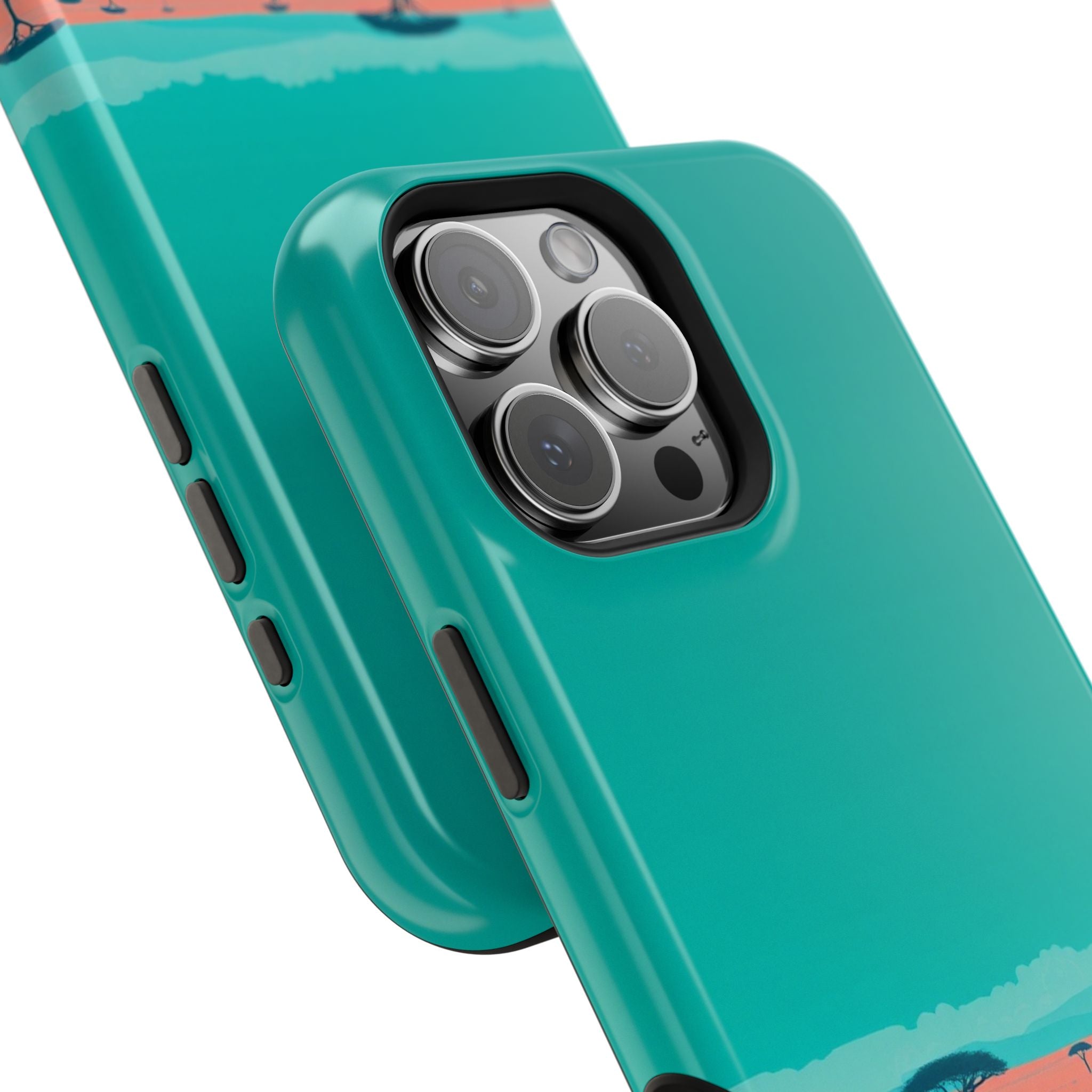 iPhone Savanna Horizon Risograph Print Slim Everyday Designer Case · iPhone Case