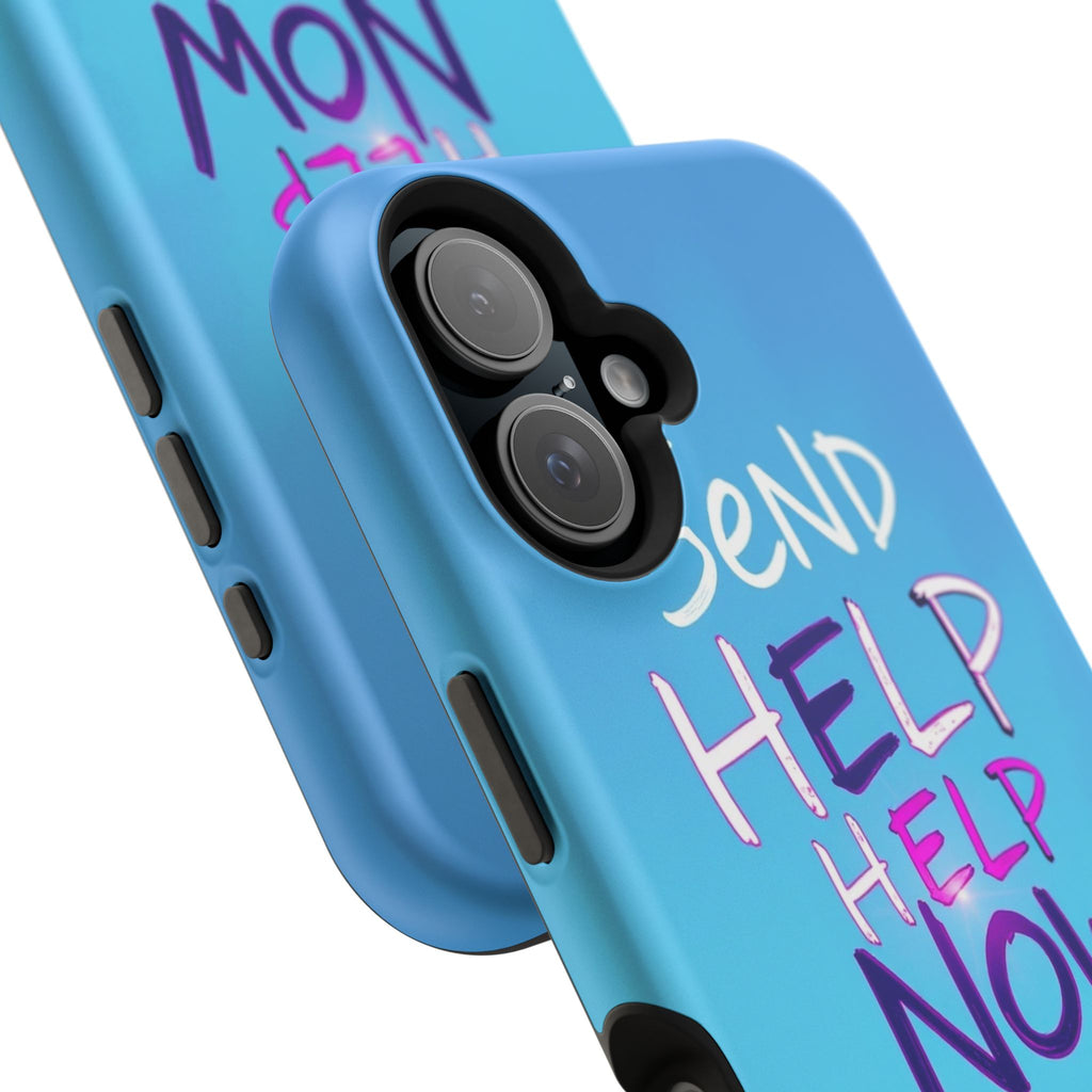 iPhone Radiant Send Help Now Design Slim Everyday Designer Case · iPhone Case