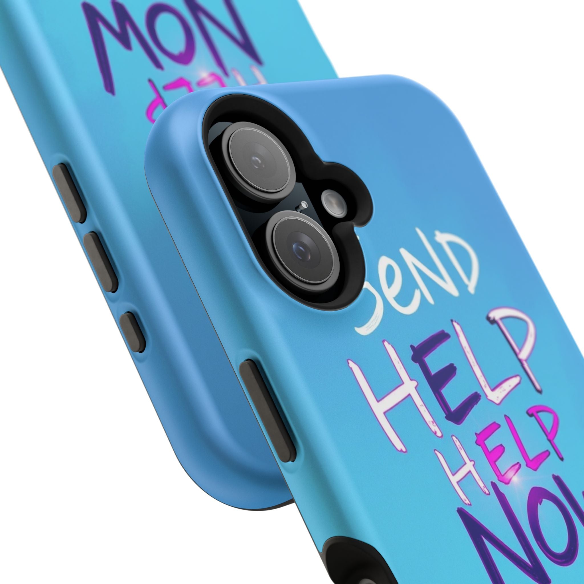 iPhone Radiant Send Help Now Design Slim Everyday Designer Case · iPhone Case