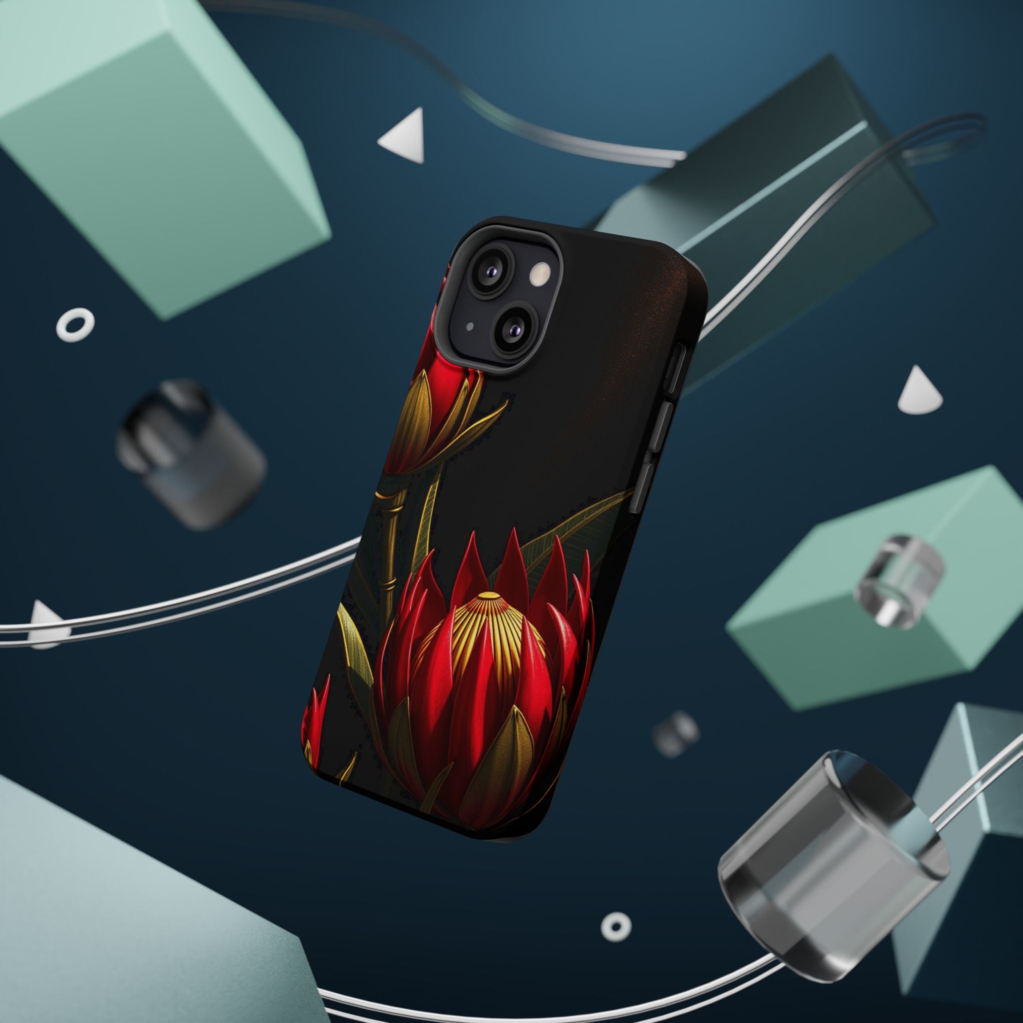iPhone Protea Bold Gold Foil Luxury Slim Everyday Designer Case · iPhone Case
