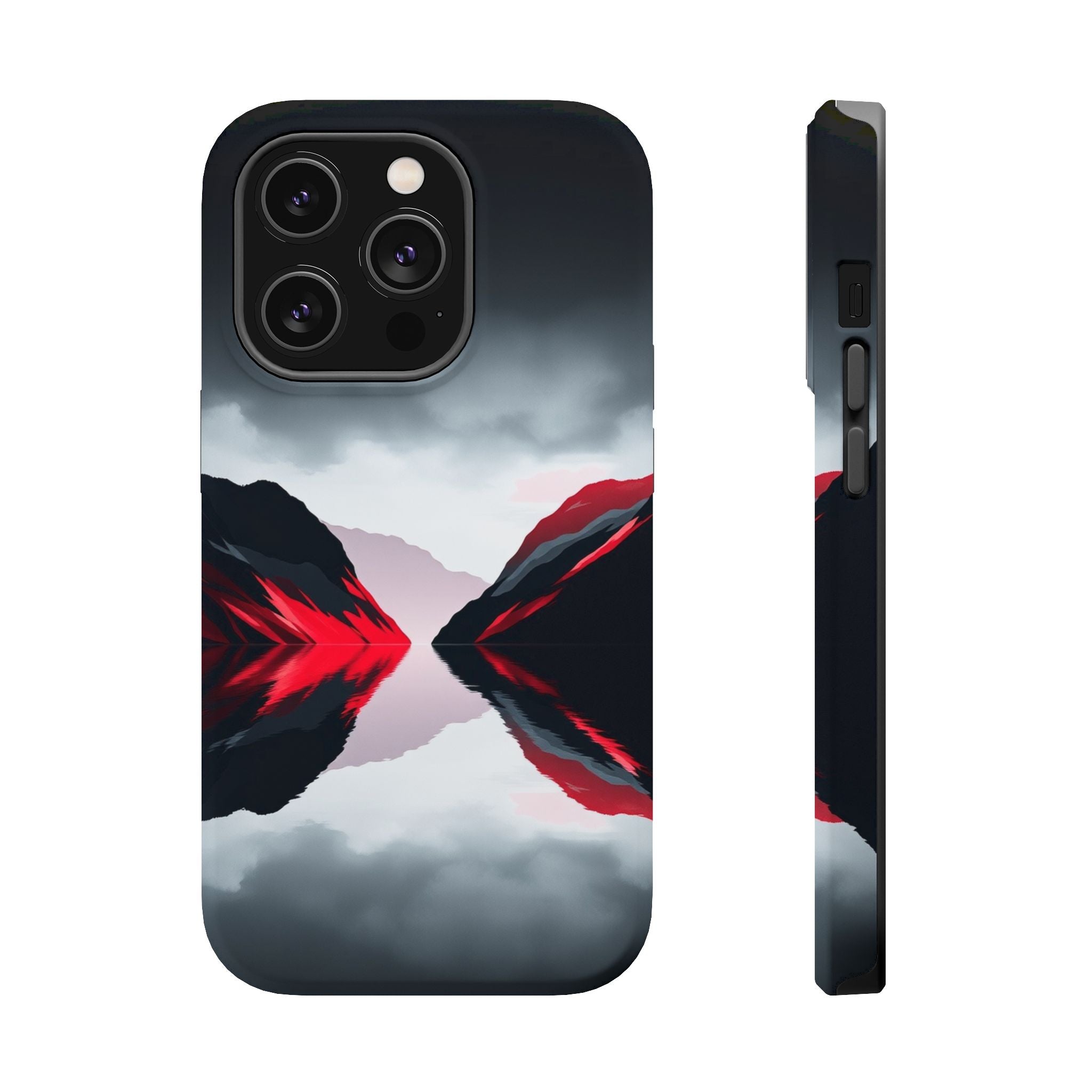 iPhone Vibrant Fjord Reflection Design Slim Everyday Designer Case · iPhone Case