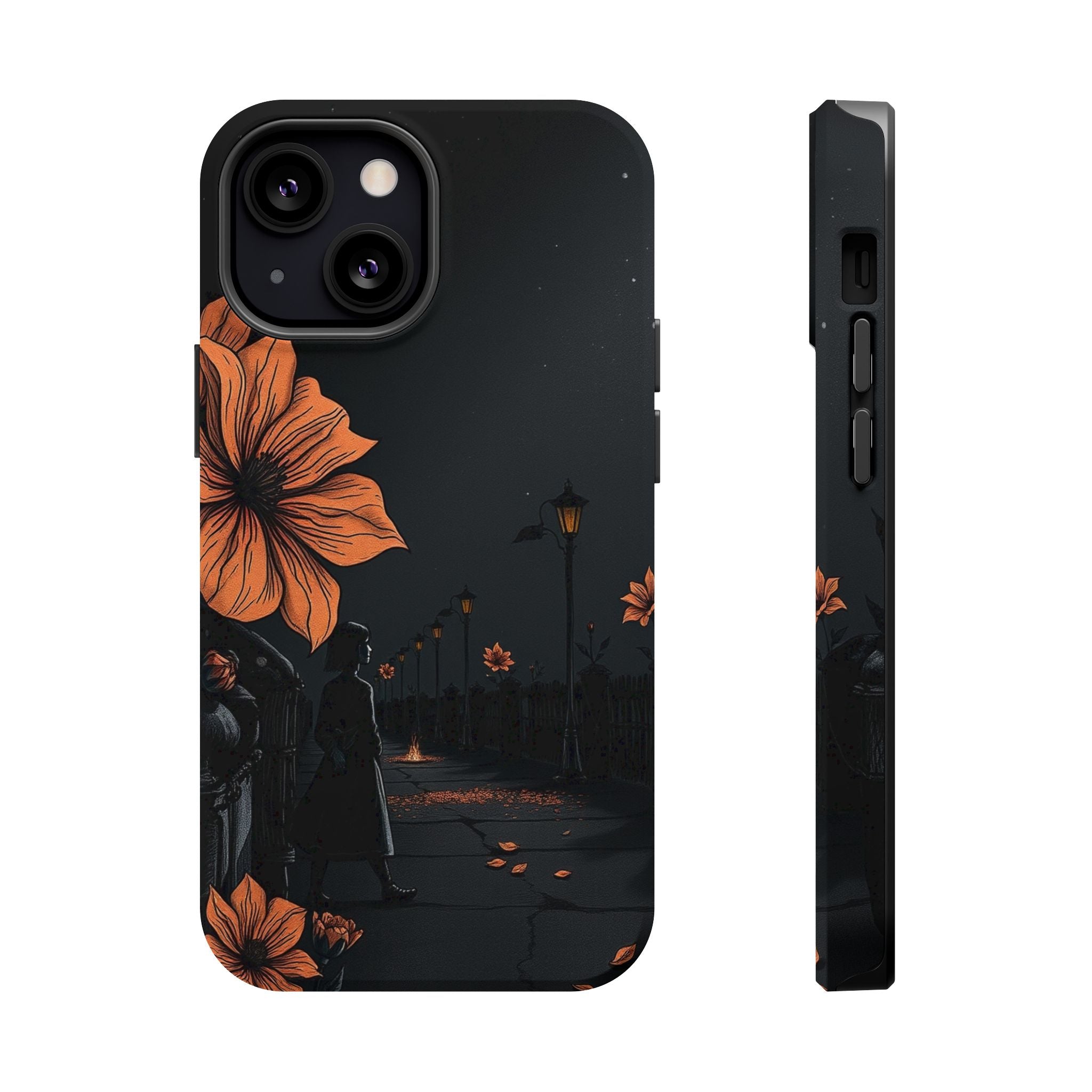 iPhone Night Bloomer Electric Art Bold Modern Everyday Snap Case · iPhone Case